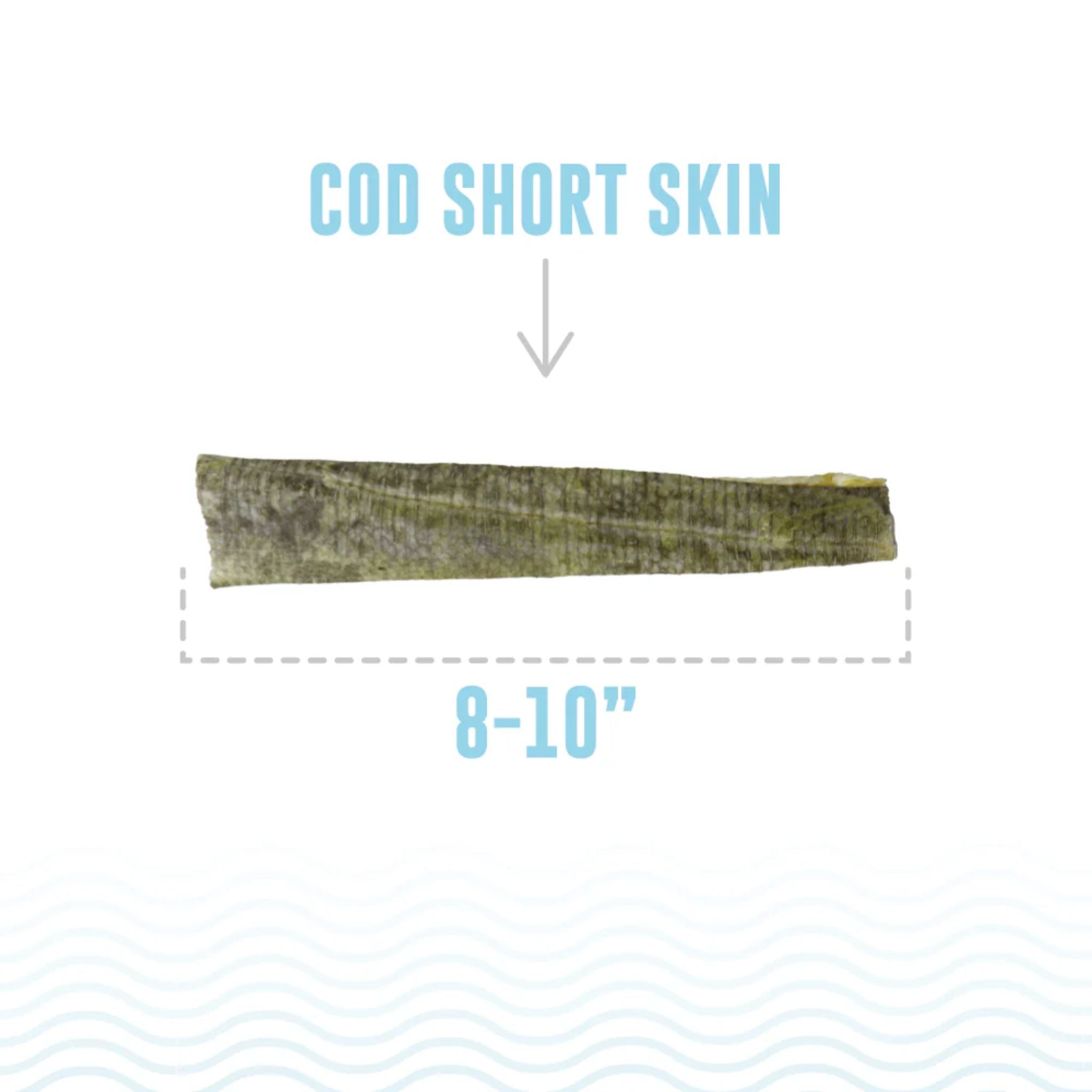 Icelandic+ Dog Treats Cod Short Skin Sticks