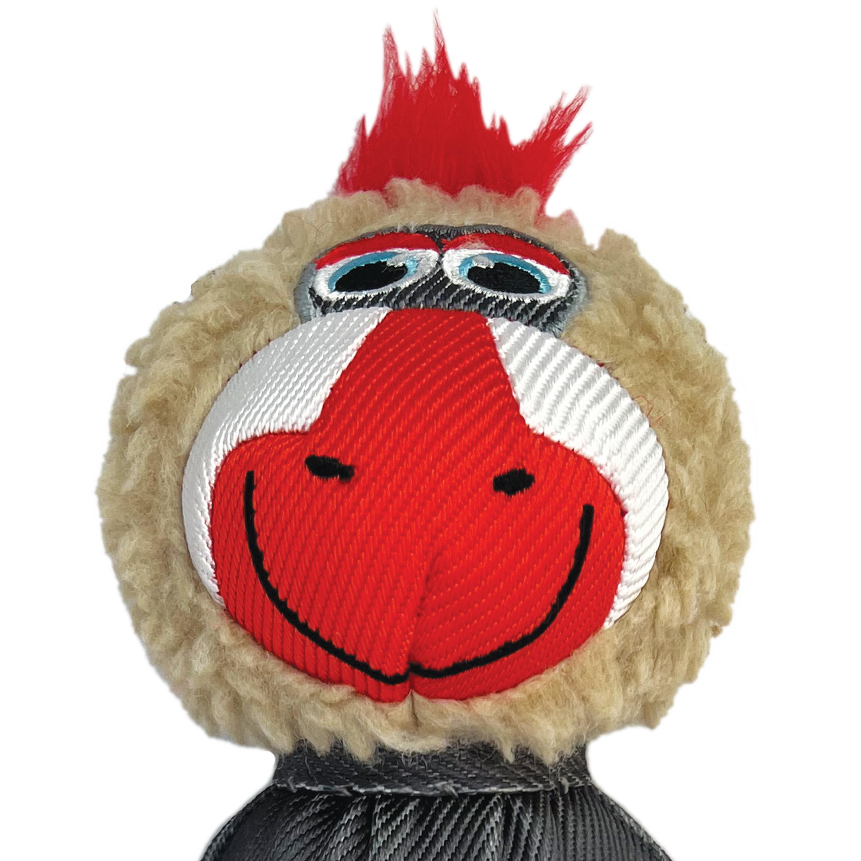 KONG Dog Toys Wubba Zoo Mandrill product shot on a white background