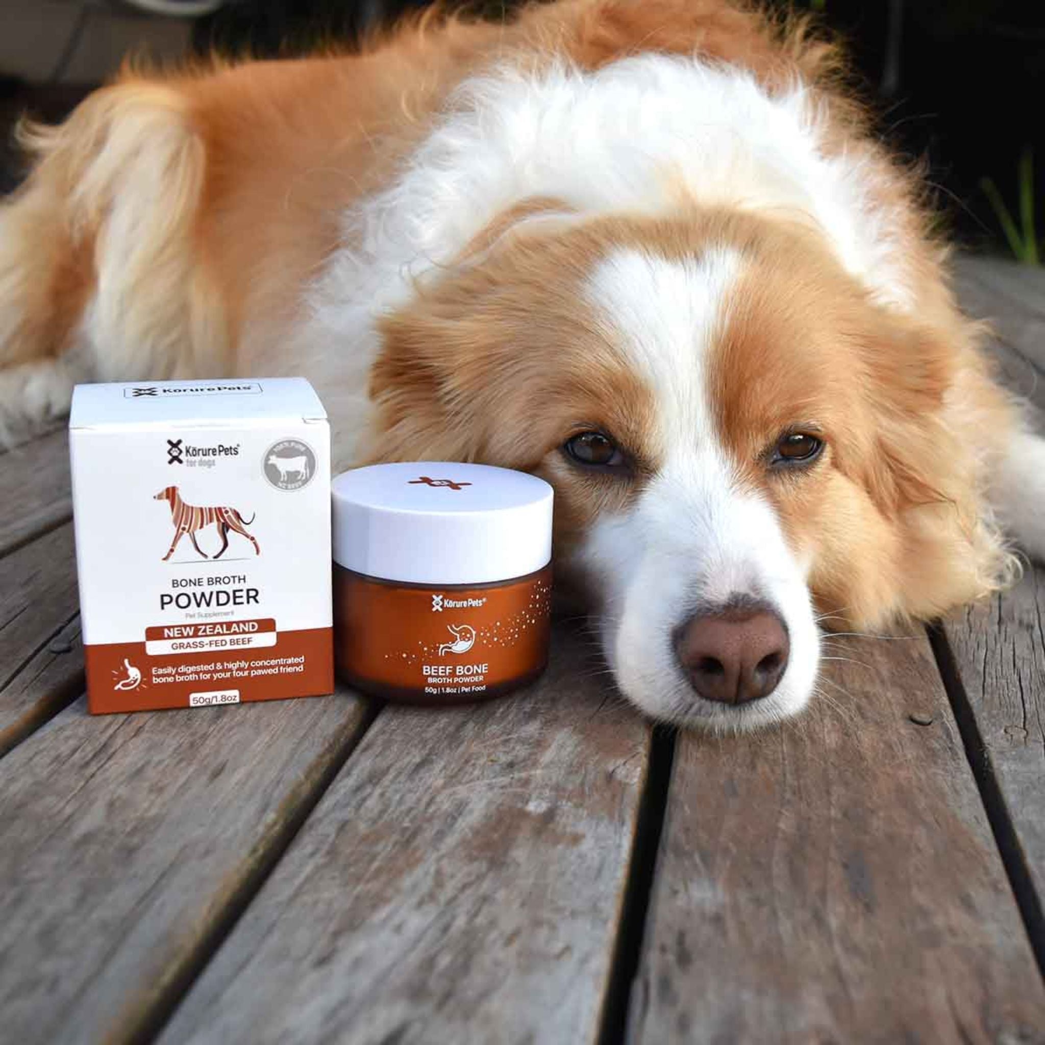Korure Pets Beef Bone Broth Powder for Dogs