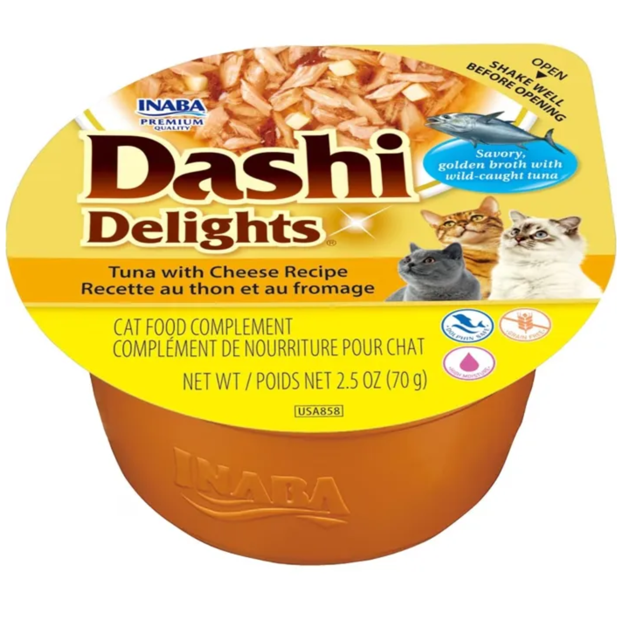Inaba Cat Treat Dashi Delights Cup Tuna Cheese