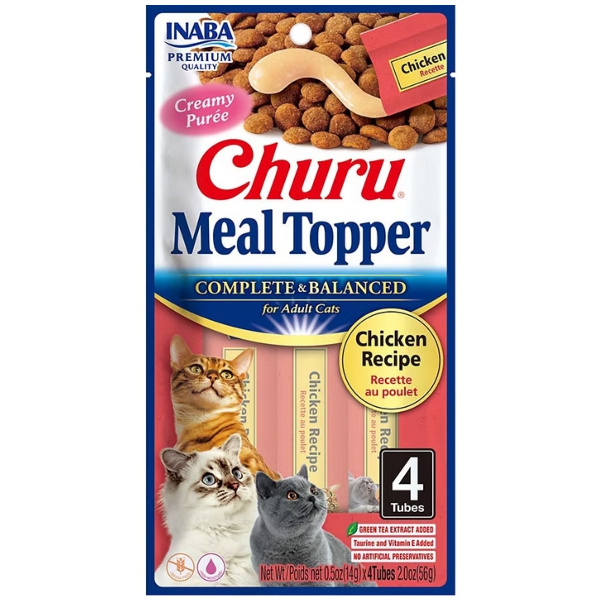 Inaba Cat Treat Churu Meal Topper Chicken