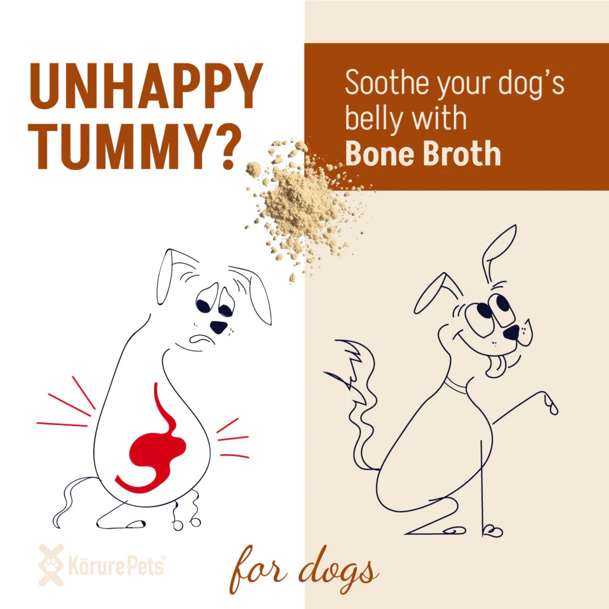 Korure Pets Beef Bone Broth Powder for Dogs