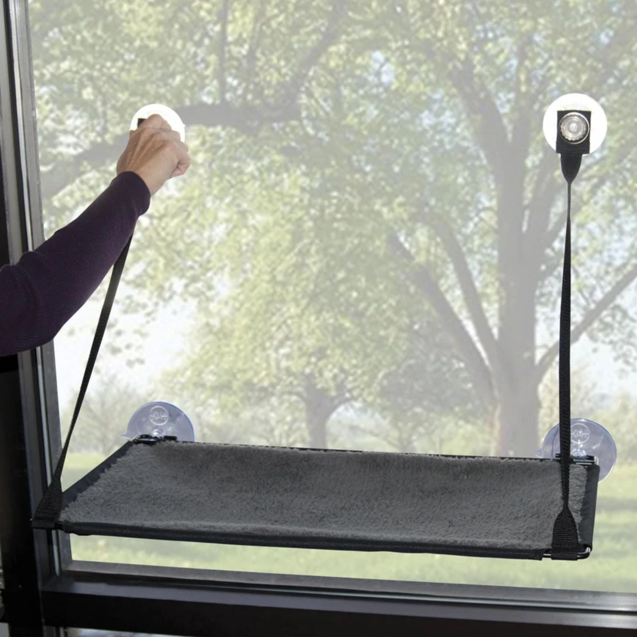 K&H EZ Mount Window Kitty Sill Single Level