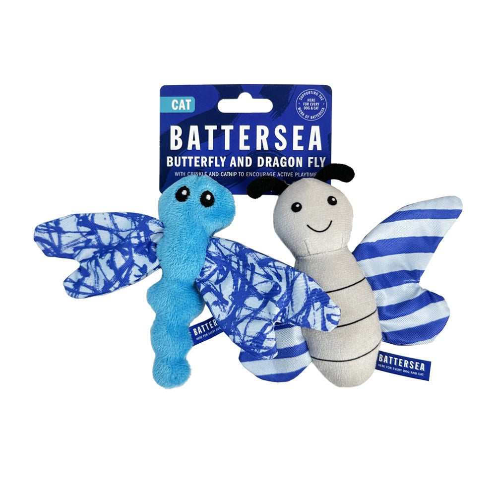 Rosewood Cat Toys Battersea Butterfly and Dragonfly Duo