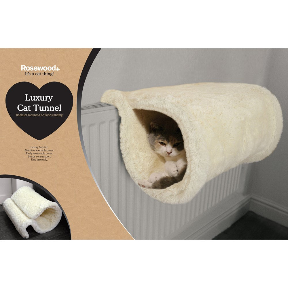 Rosewood Luxury Cat Tunnel Bed