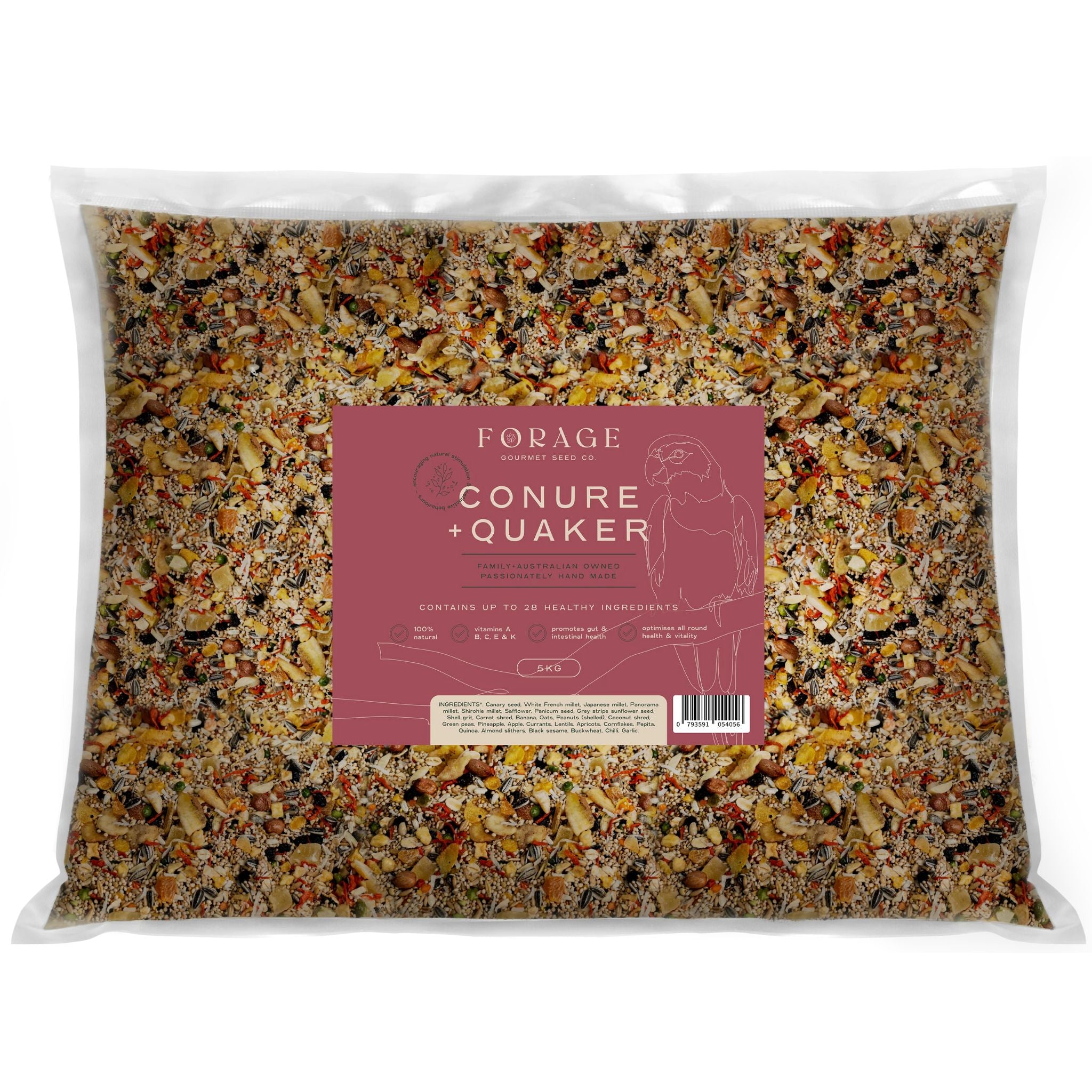 Forage Gourmet Bird Seed - Conure & Quaker