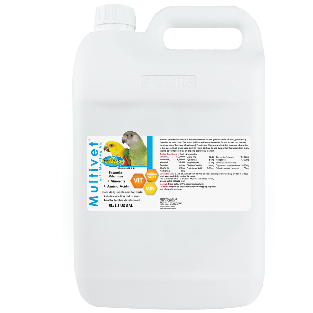Vetafarm Multivet Liquid with Moulting Aid