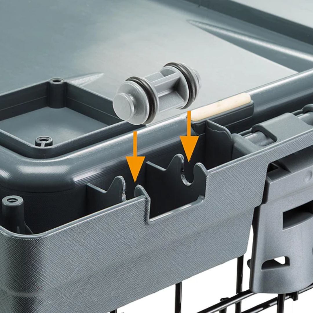 Ferplast Superior Folding Dog Crate | PeekAPaw Pet Supplies