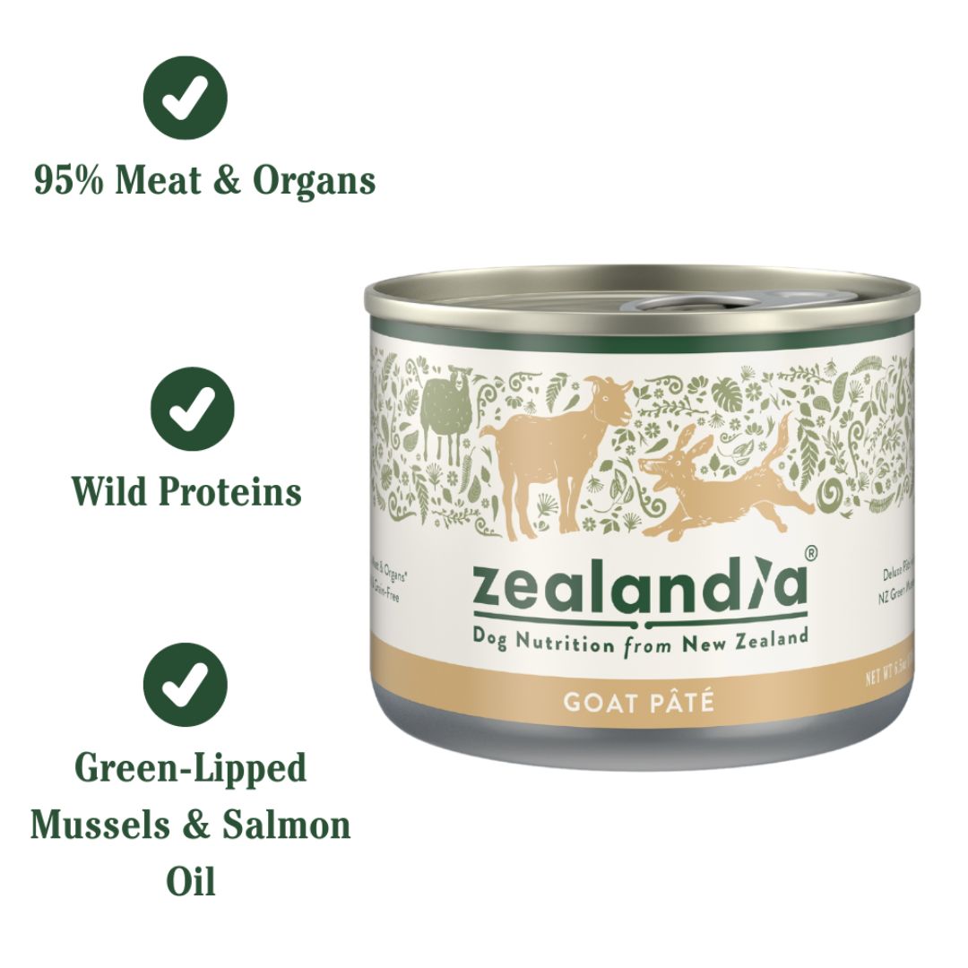 ZEALANDIA Premium Wet Dog Food Goat Pate 02
