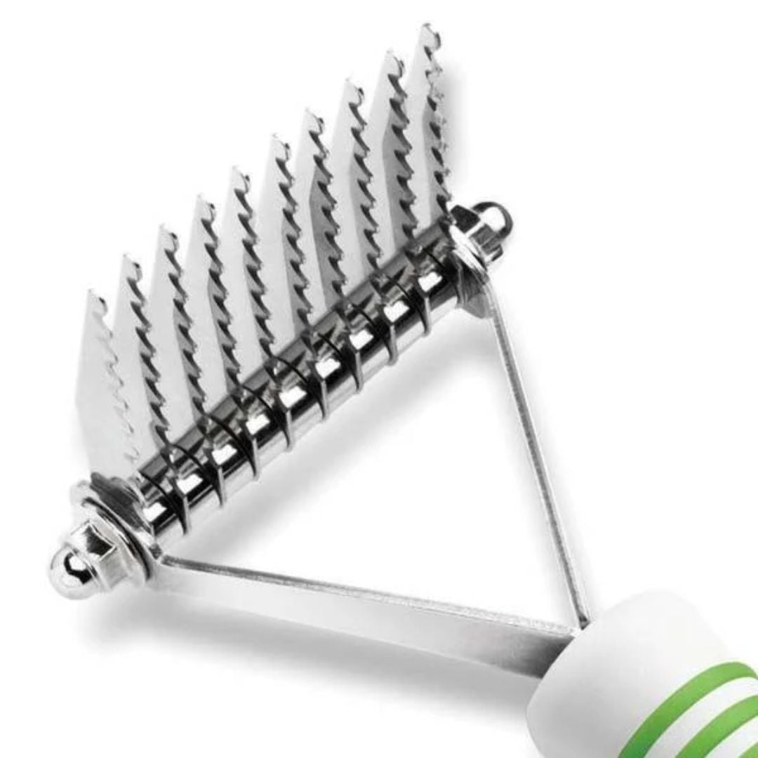 Andis Pet Grooming Dematting Rake White Lime Green