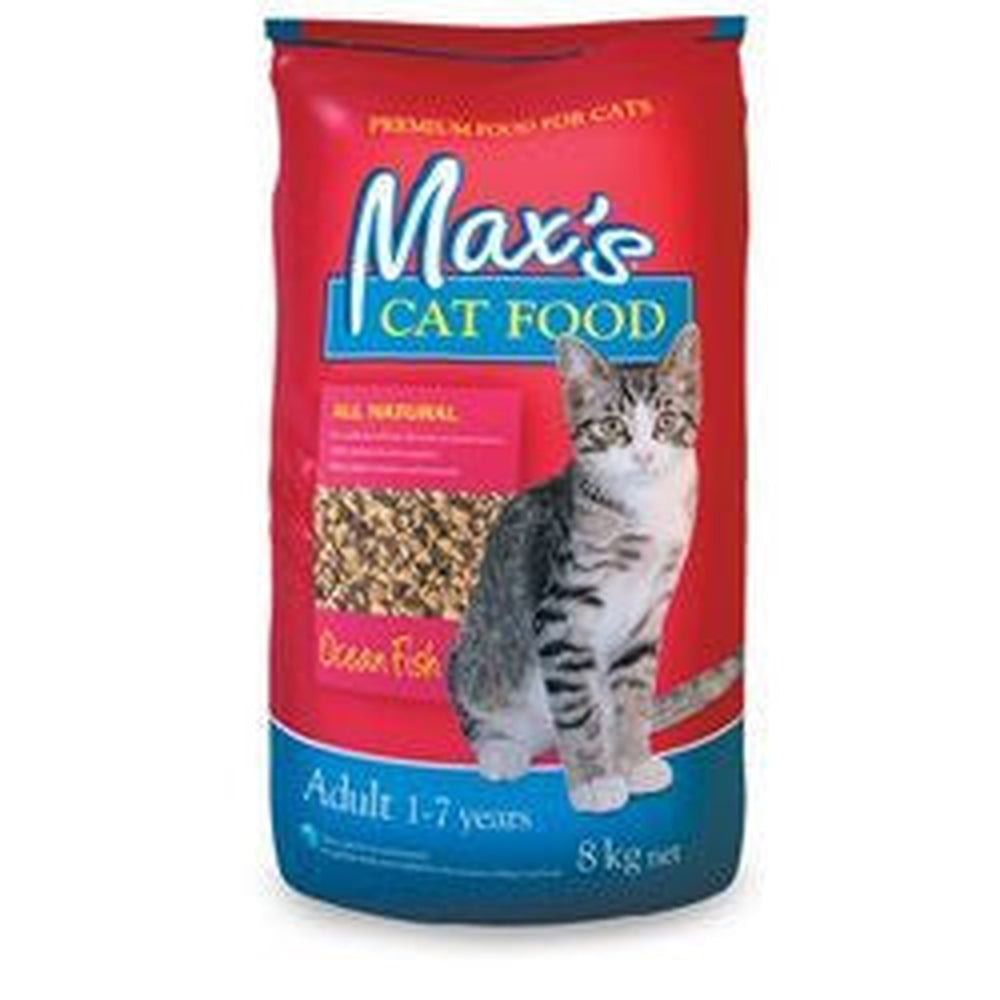 CopRice Max's Dry Cat Food Ocean Fish 8kg bag front