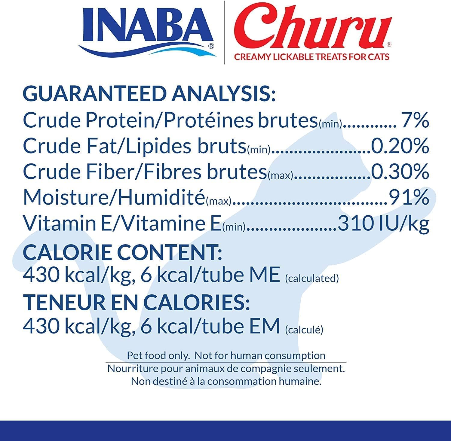 Inaba Cat Treat Churu Puree Tuna Chicken Varieties