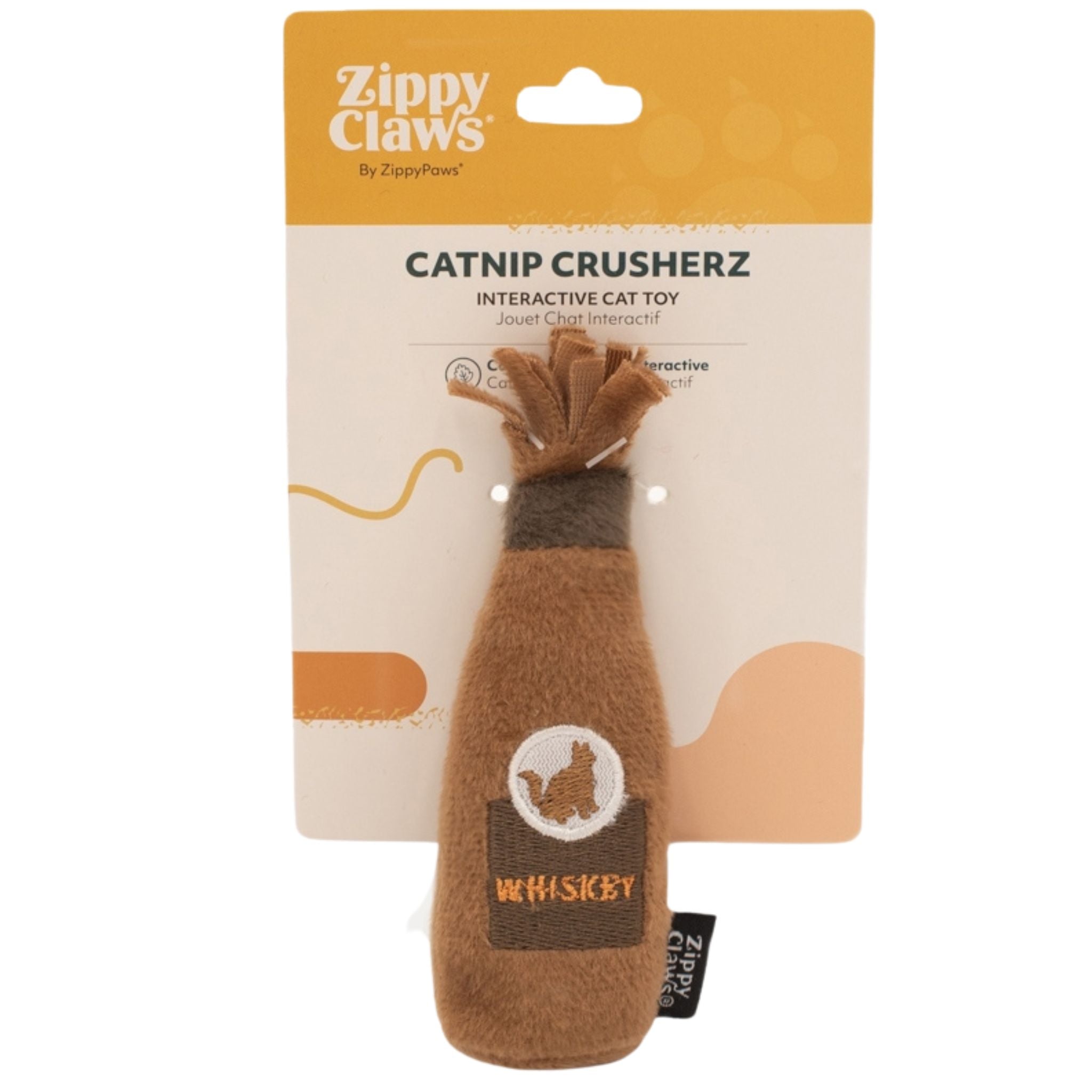 Zippy Paws Cat Toys ZippyClaws Catnip Crusherz - Whiskey