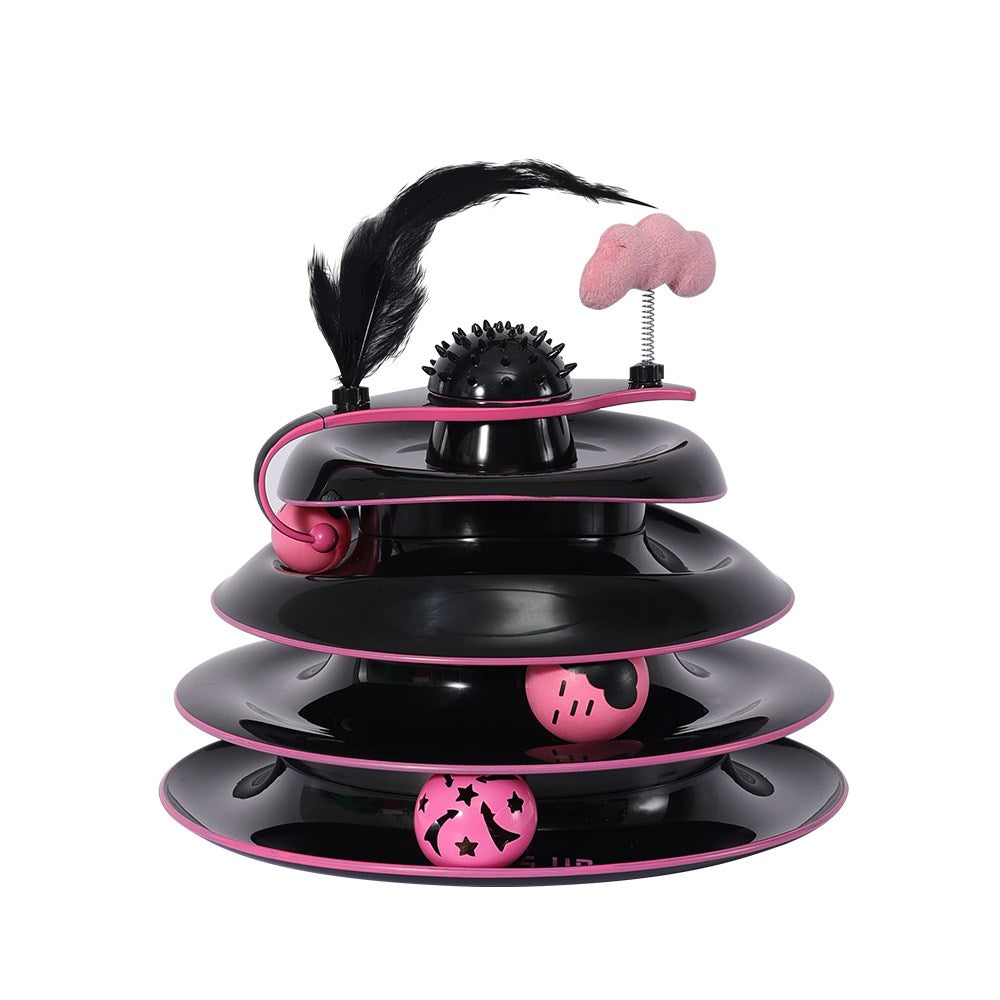 LUUKSUP Galaxy Spin Interactive Cat Toy
