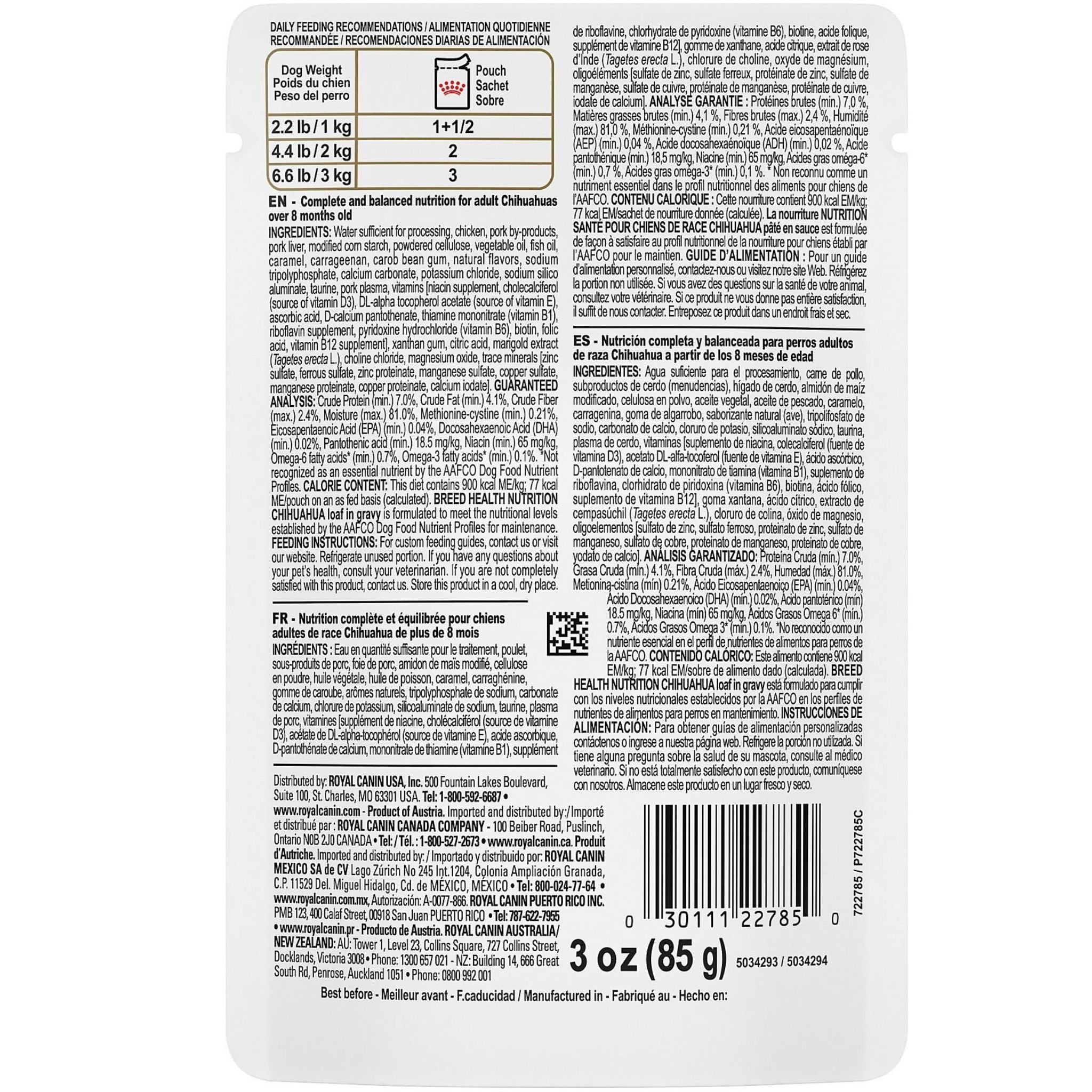 Royal Canin Chihuahua Wet Dog Food