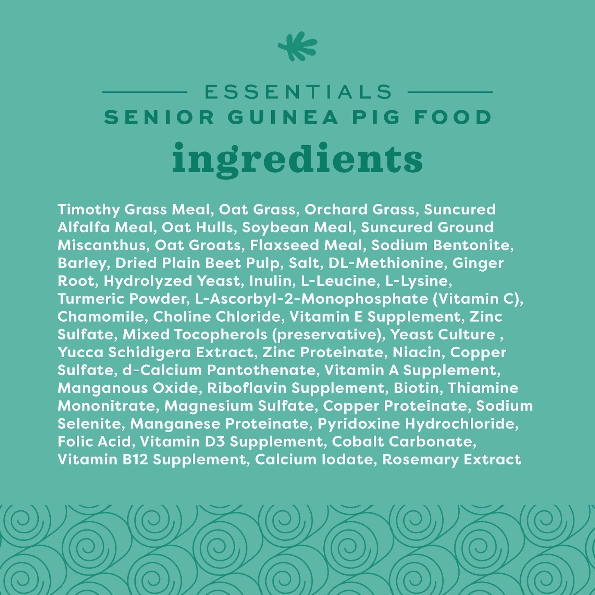 Oxbow Essentials Senior Guinea Pig Food