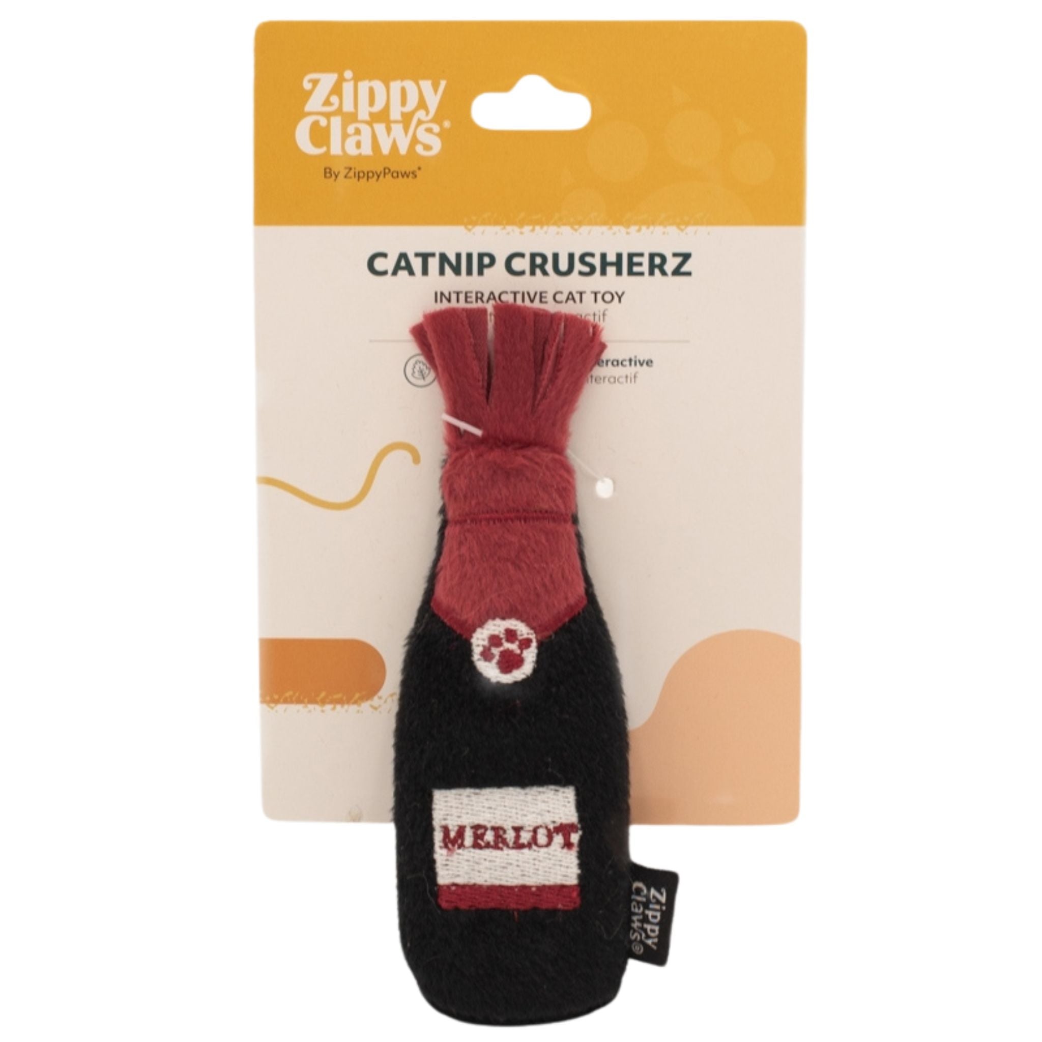 Zippy Paws Cat Toys ZippyClaws Catnip Crusherz - Merlot