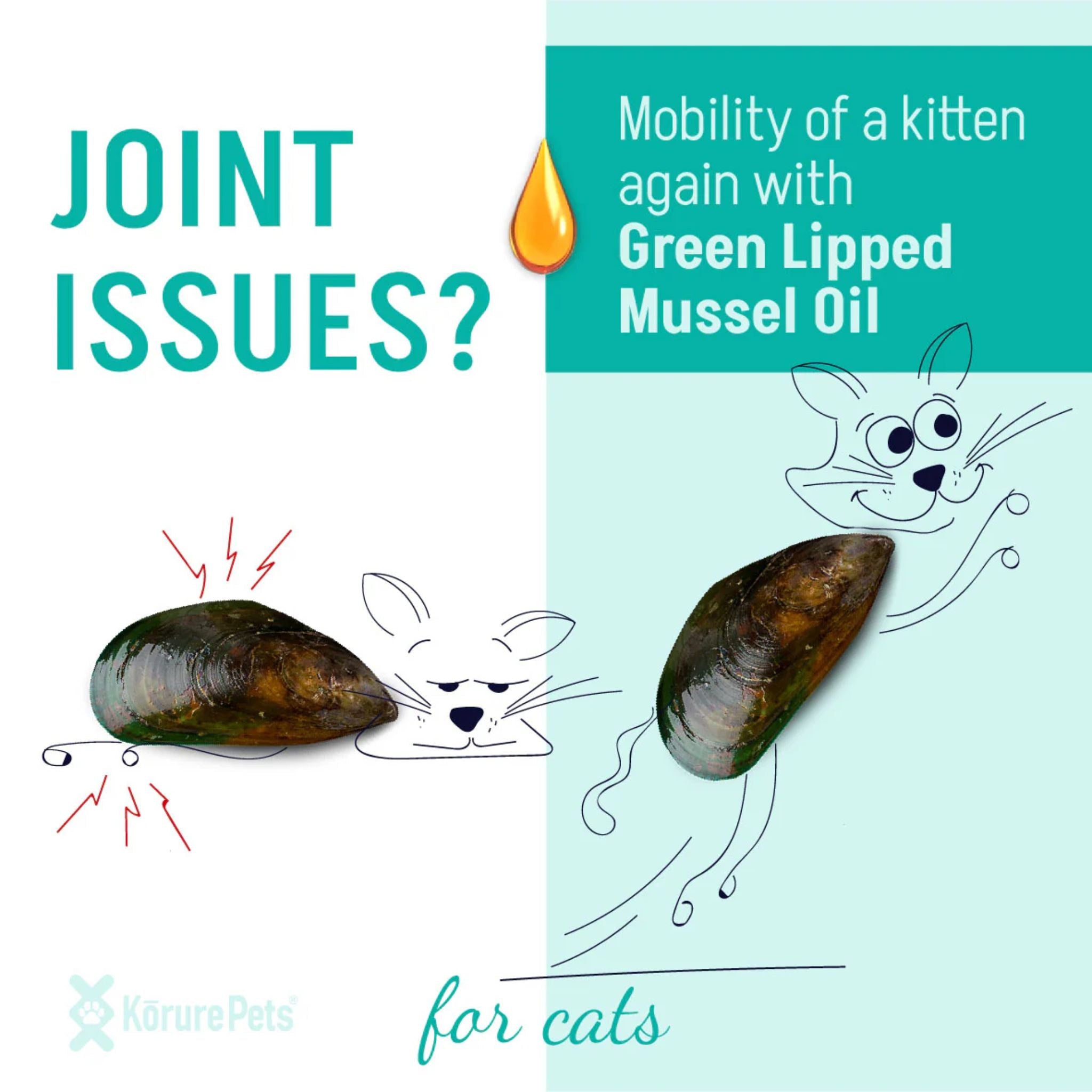 Korure Pets Marine Phospholipid Oil for Cats