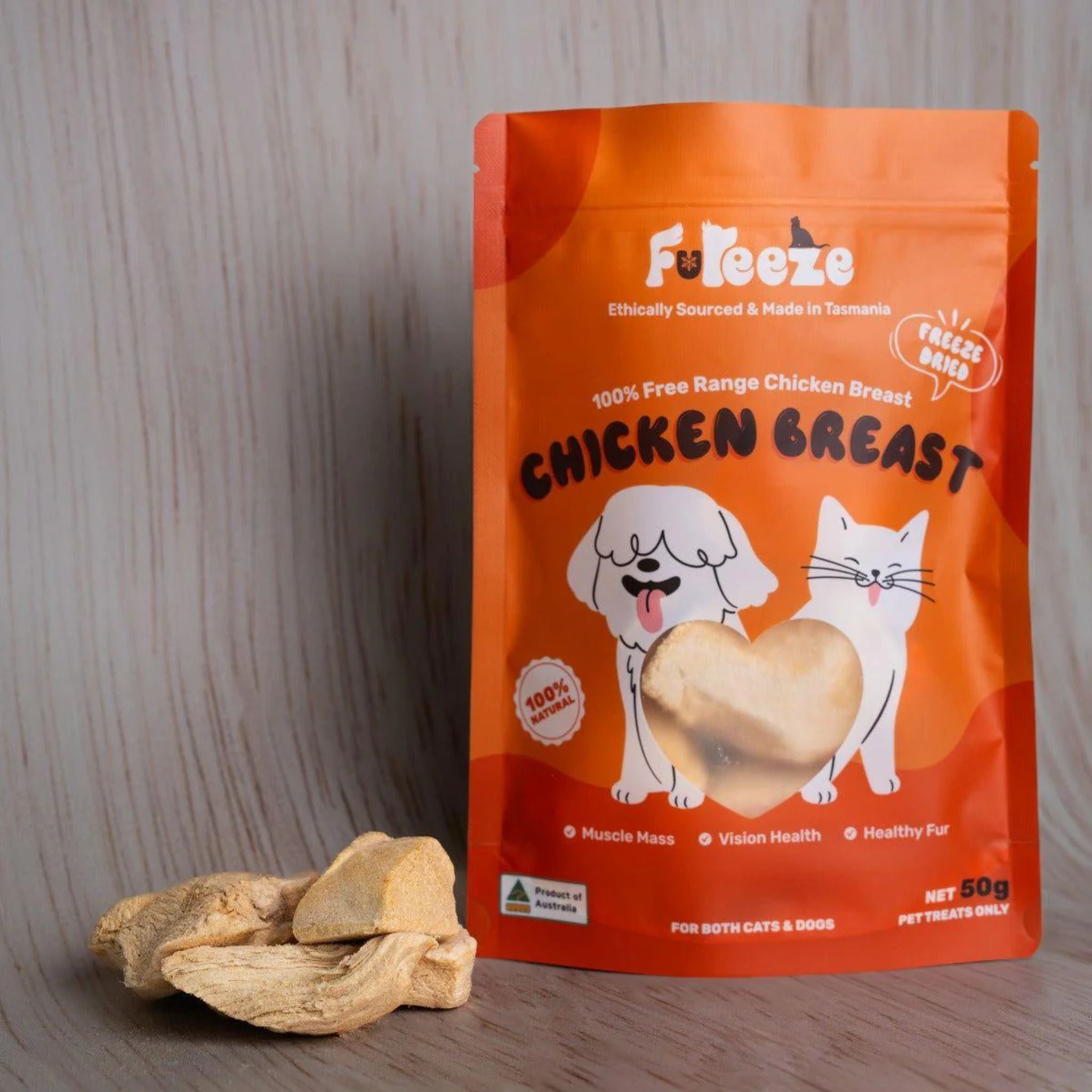 FuReeze Chicken Breast Freeze Dried Pet Treats