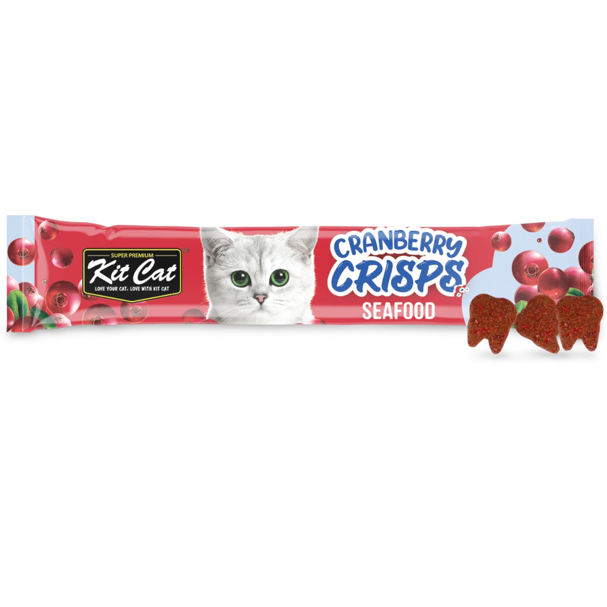 Kit Cat Cranberry Crisps Seafood Cat Treats