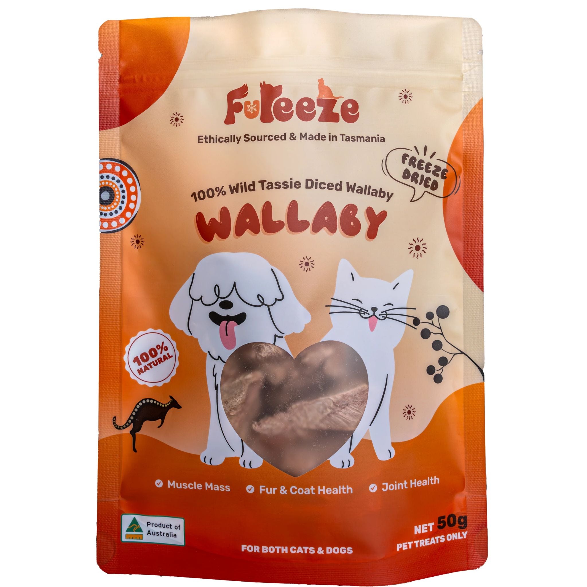 FuReeze Wallaby Freeze Dried Pet Treats