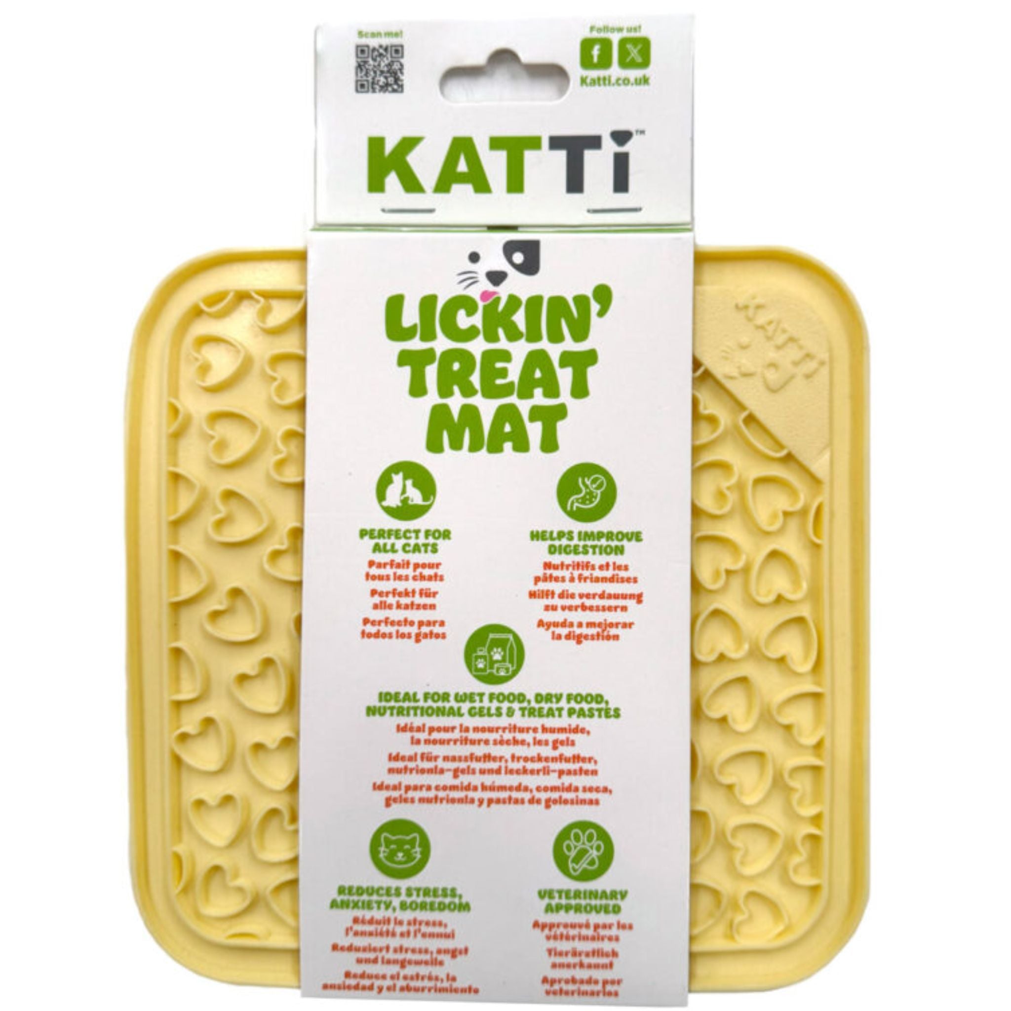 Katti Lickin Treat Mat Heart