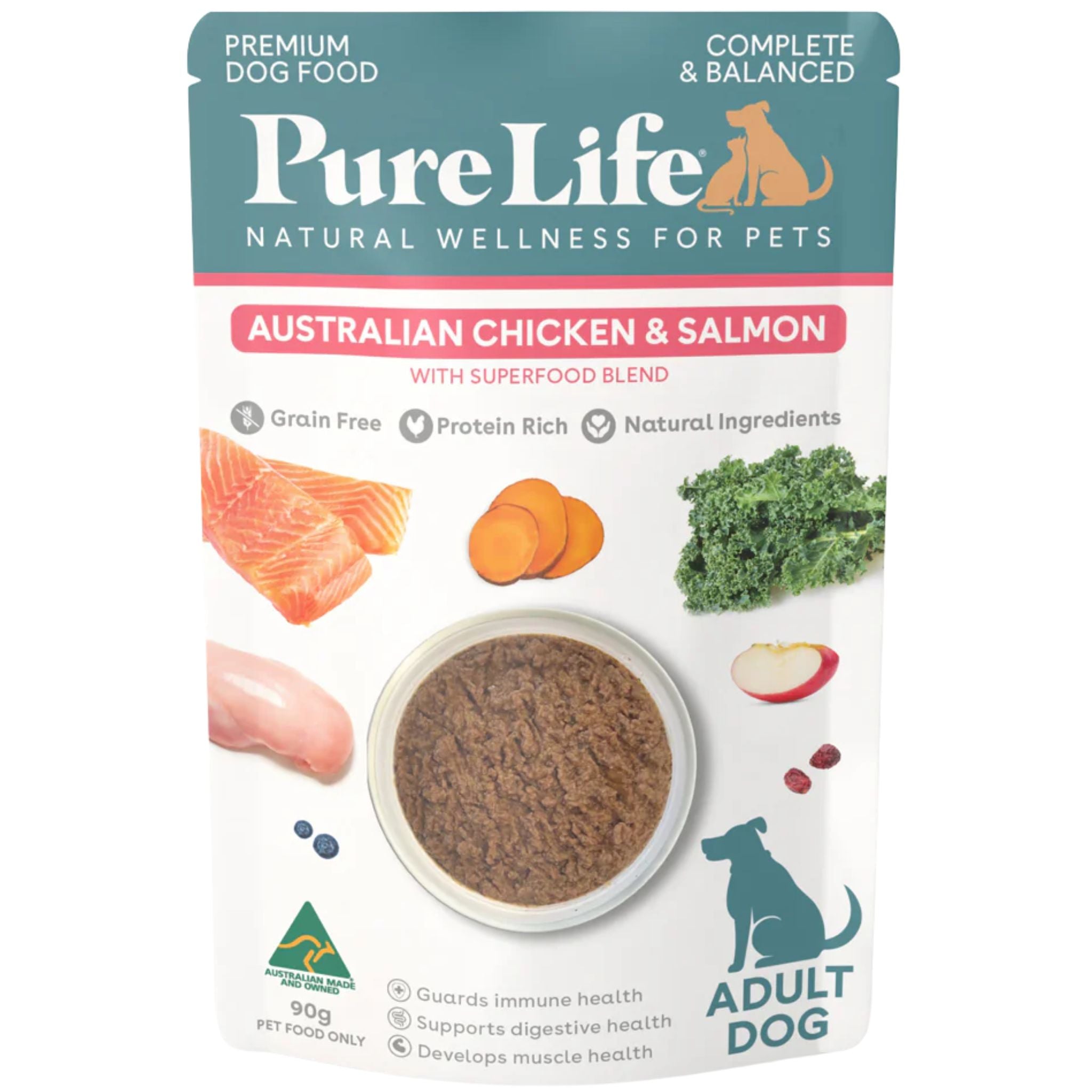 Pure Life Wet Dog Food Australia Chicken & Salmon Pate