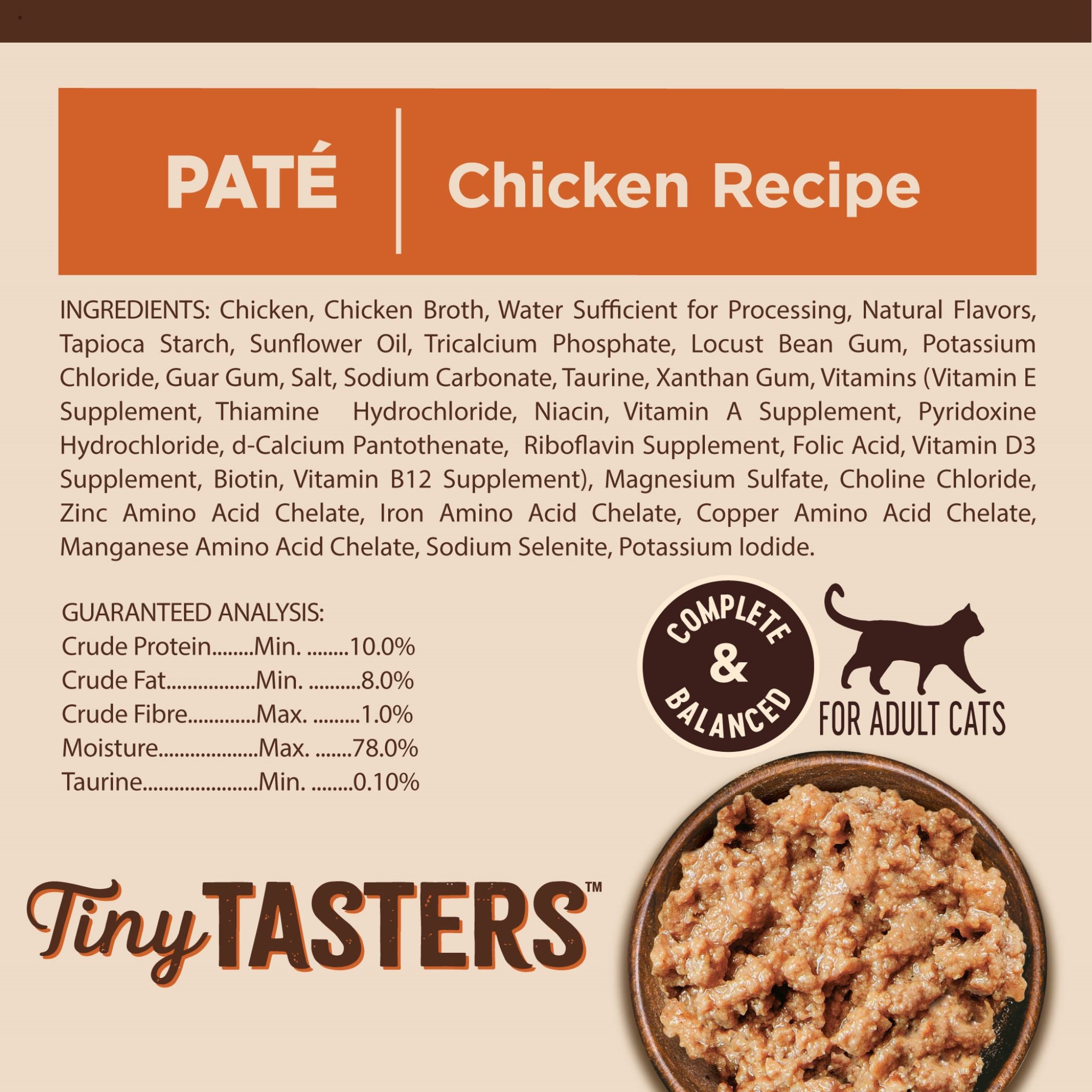 Wellness Core Wet Cat Food Tiny Tasters Chicken Pate | PeekAPaw Pet Supplies