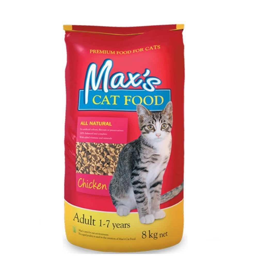 CopRice Max's Dry Cat Food Chicken 8kg bag front