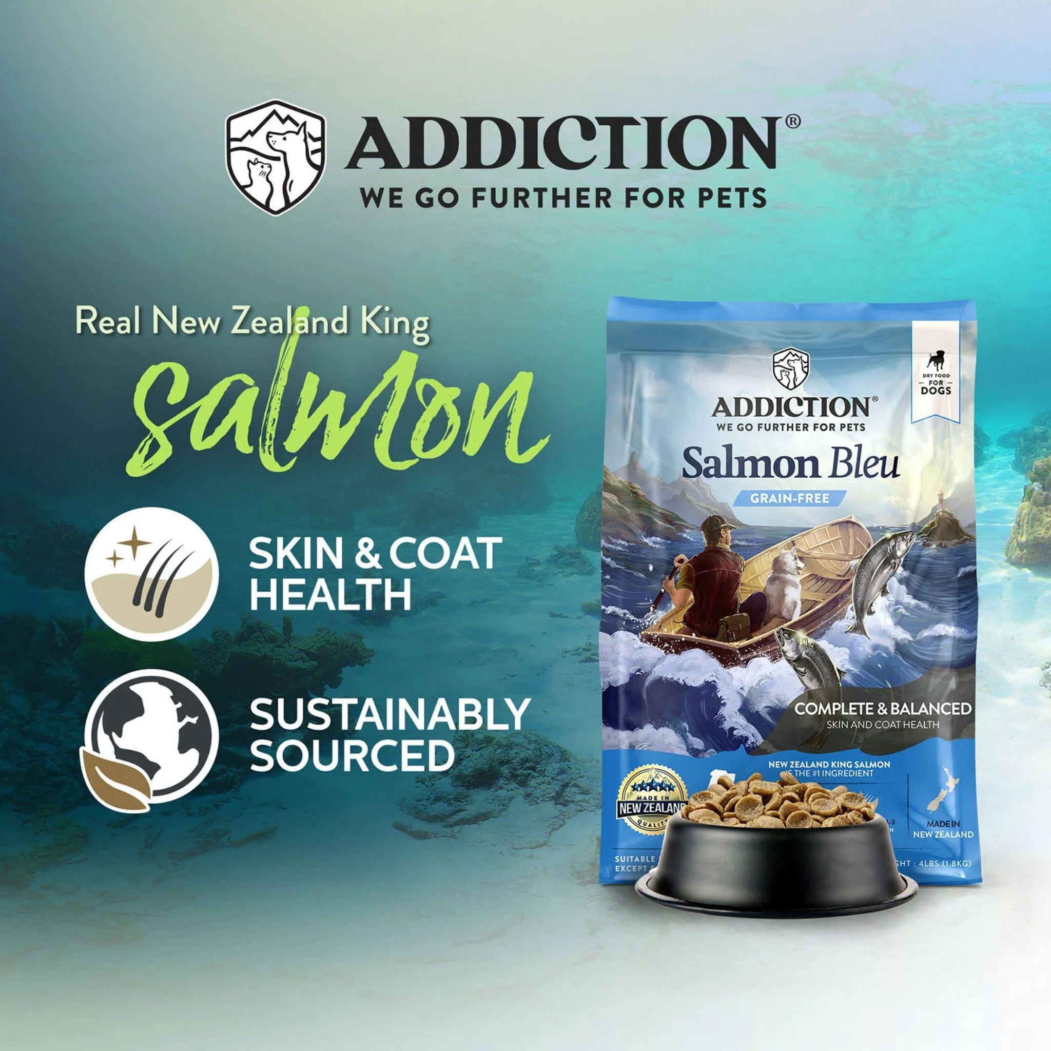 ADDICTION Salmon Bleu Dry Dog Food