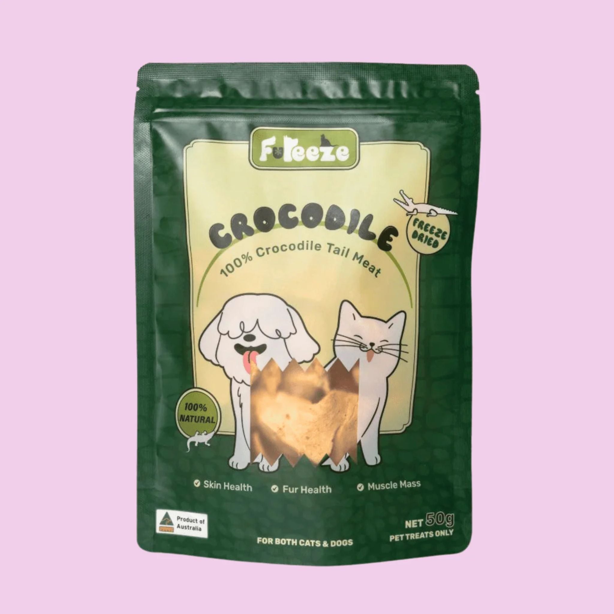 FuReeze Crocodile Freeze Dried Pet Treats