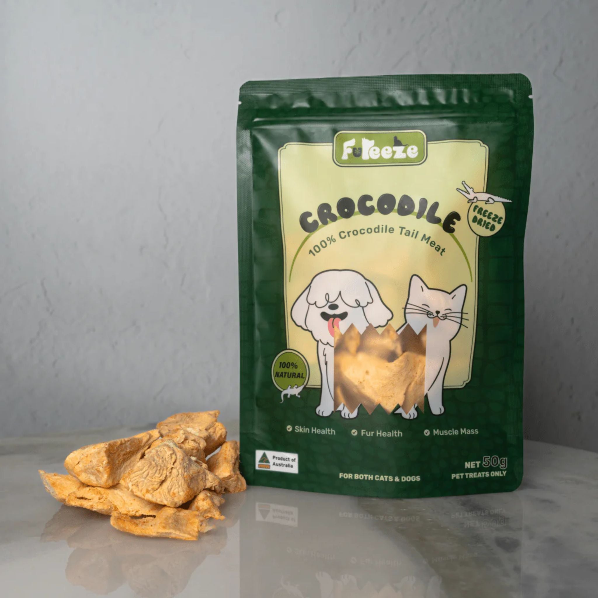 FuReeze Crocodile Freeze Dried Pet Treats