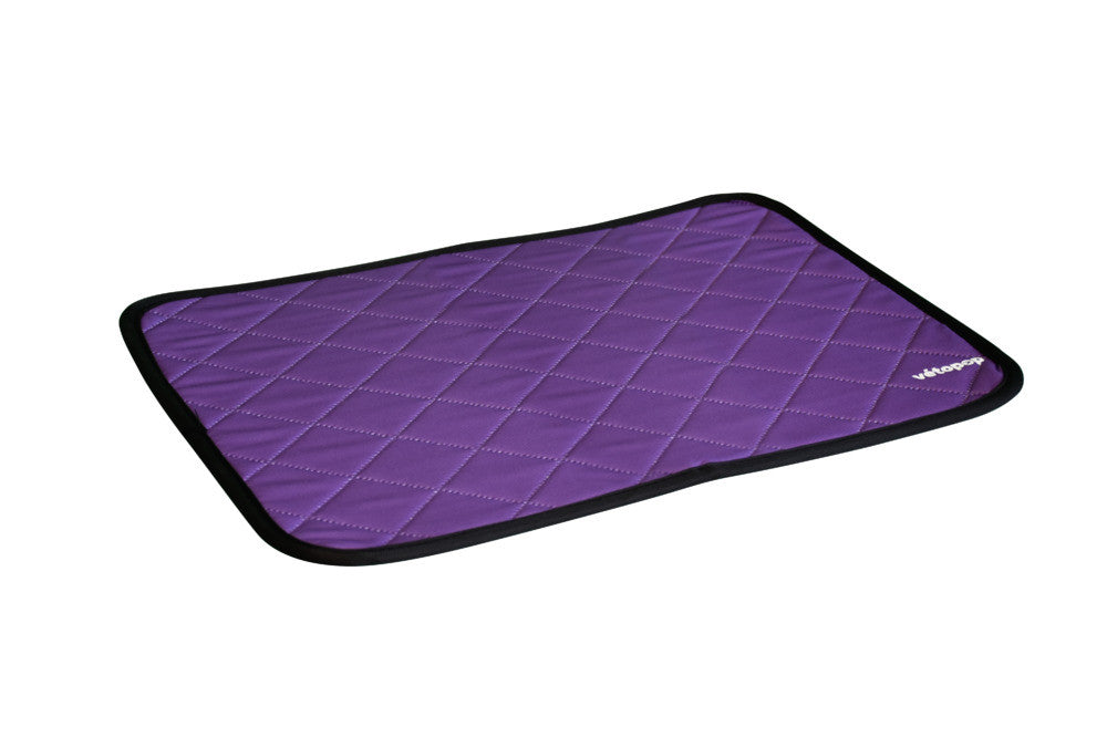 Vetopop Drypop absorbent non-slip pet mat in purple