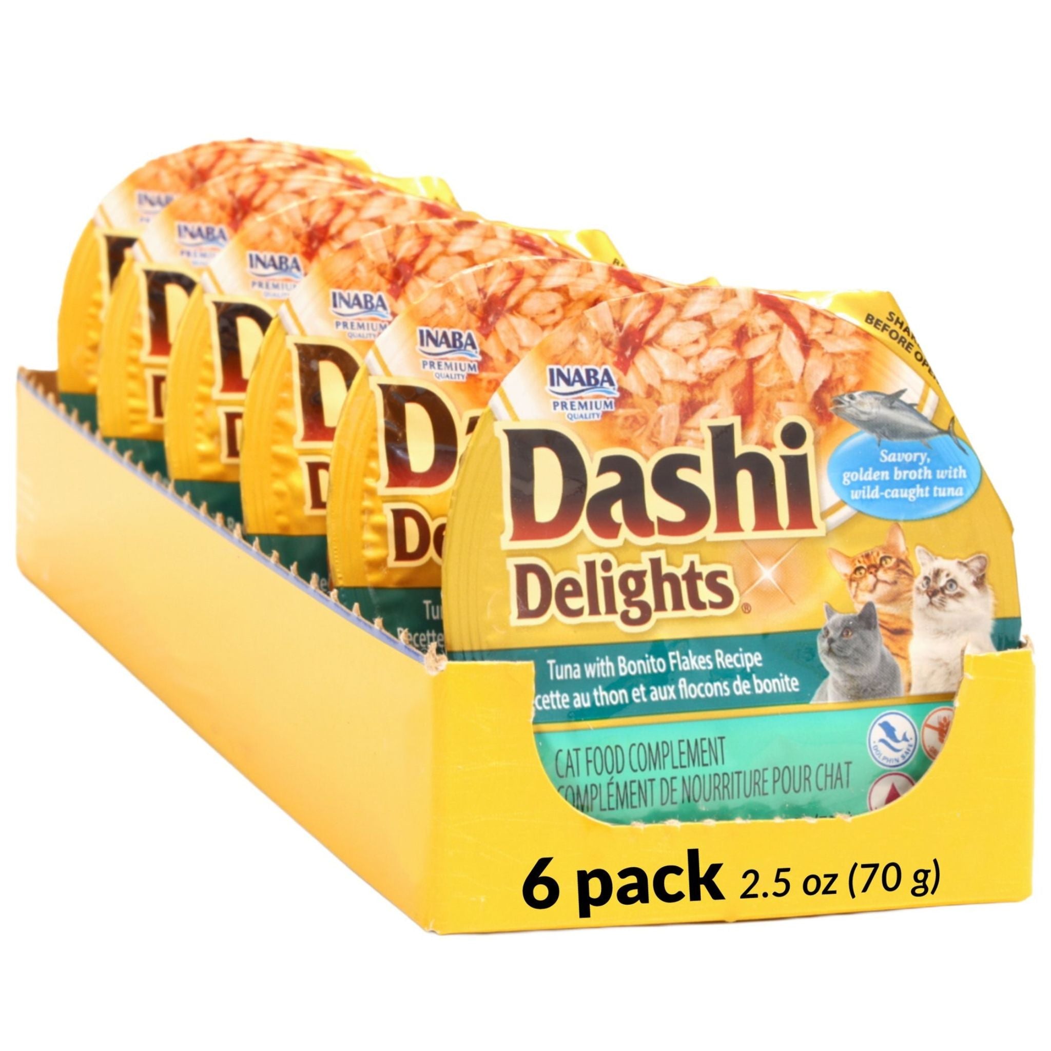 Inaba Cat Treat Dashi Delights Cup Tuna Bonito Flakes