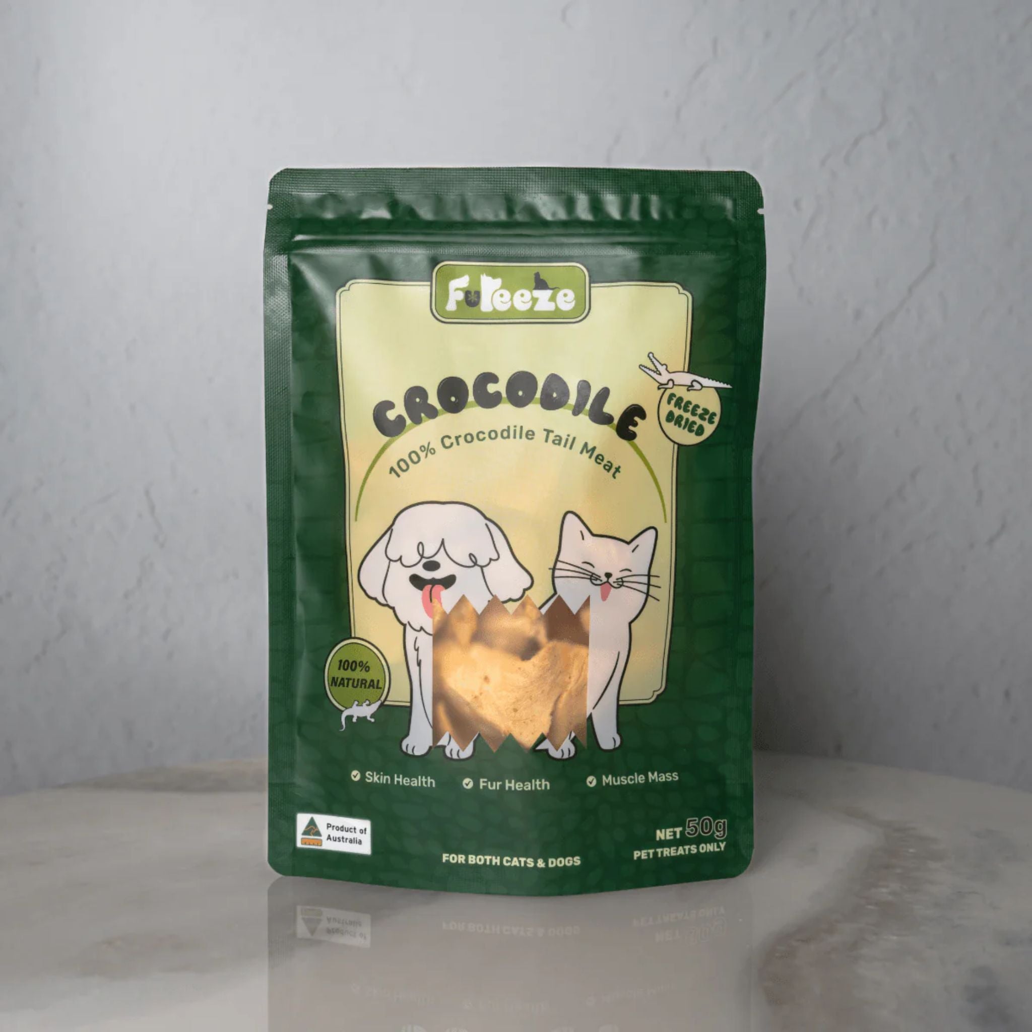 FuReeze Crocodile Freeze Dried Pet Treats