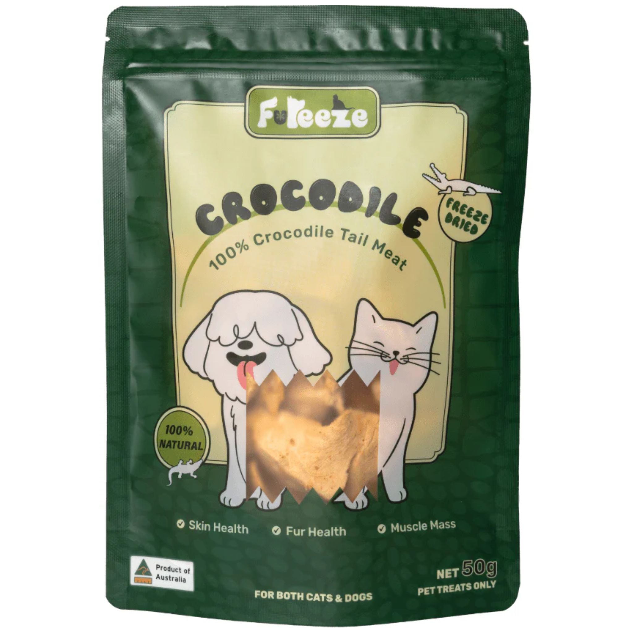 FuReeze Crocodile Freeze Dried Pet Treats