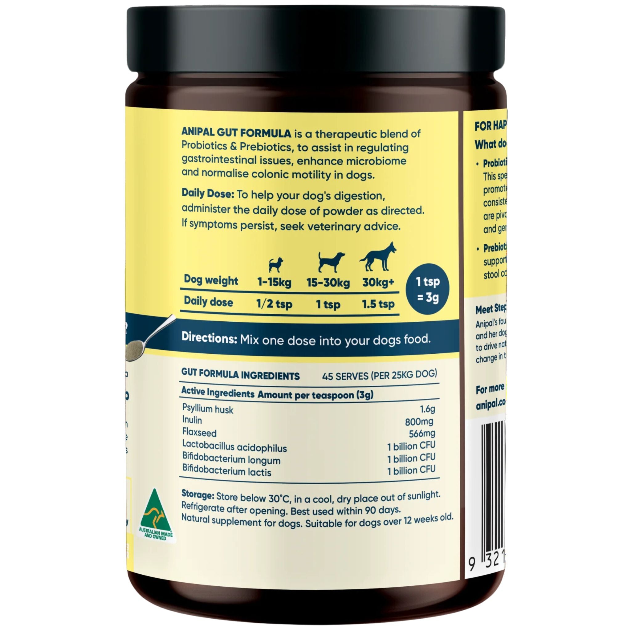 Anipal Gut Formula Powder Meal Topper