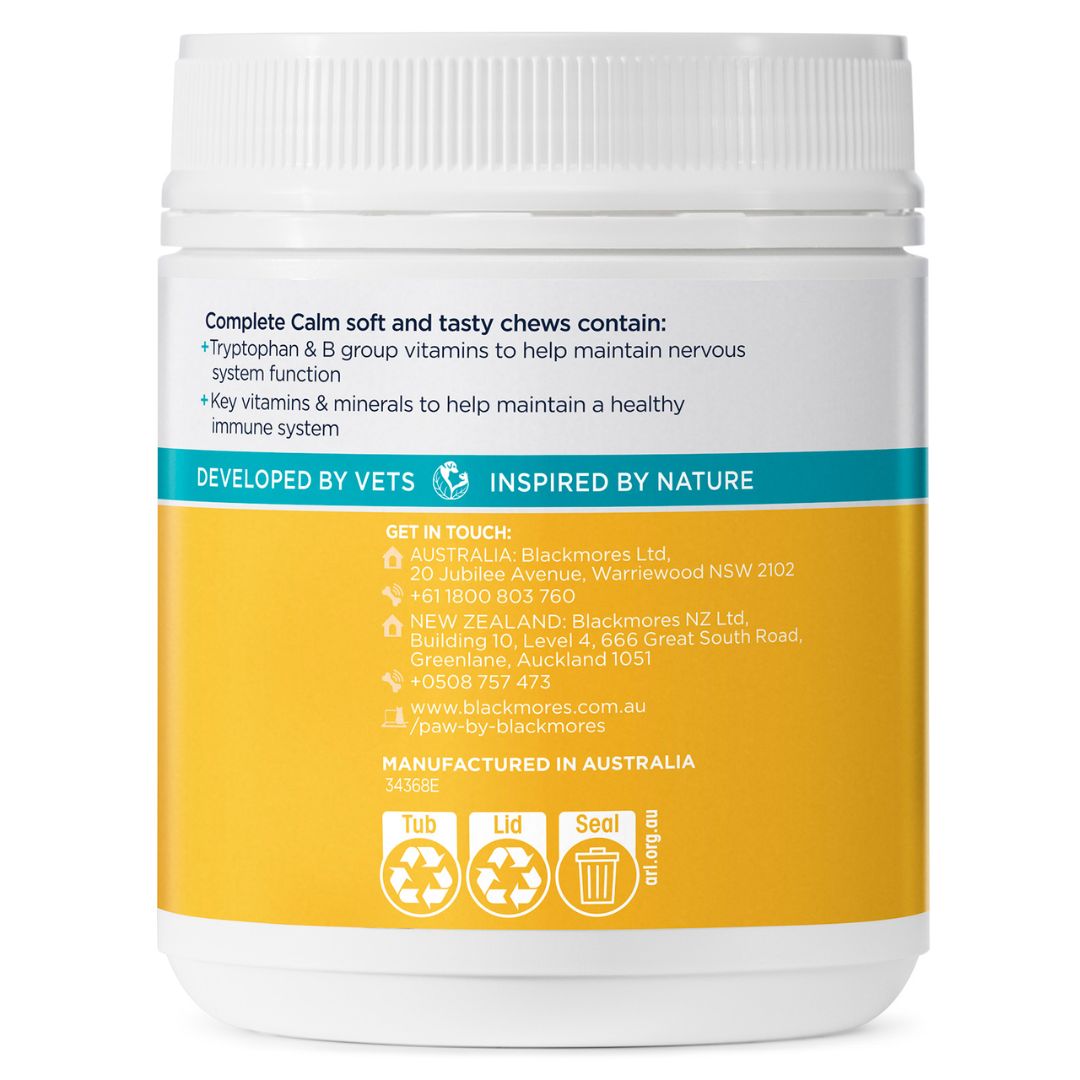 PAW by Blackmores Complete Calm Multivitamin & Tryptophan Chews