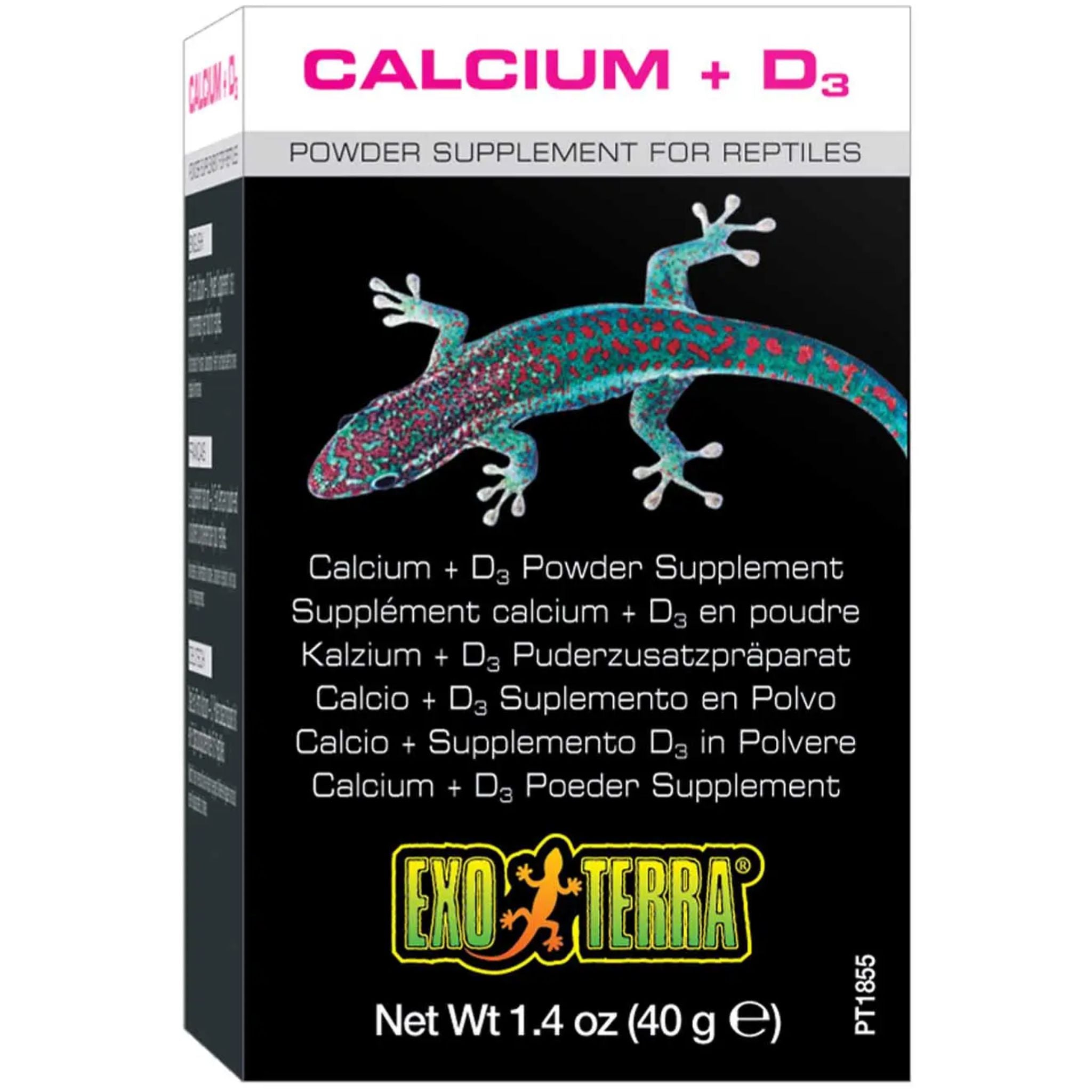 Exo Terra Calcium + D3 Powder Supplement for Reptiles