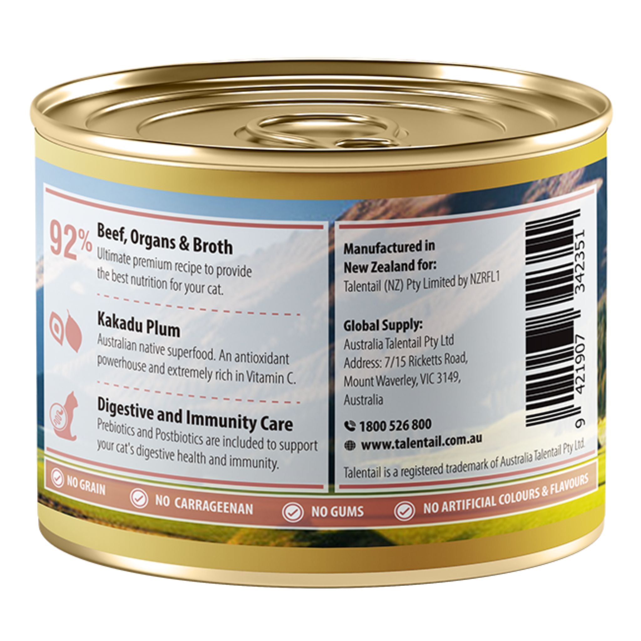 Talentail Ultimate Premium New Zealand Beef Wet Cat Food