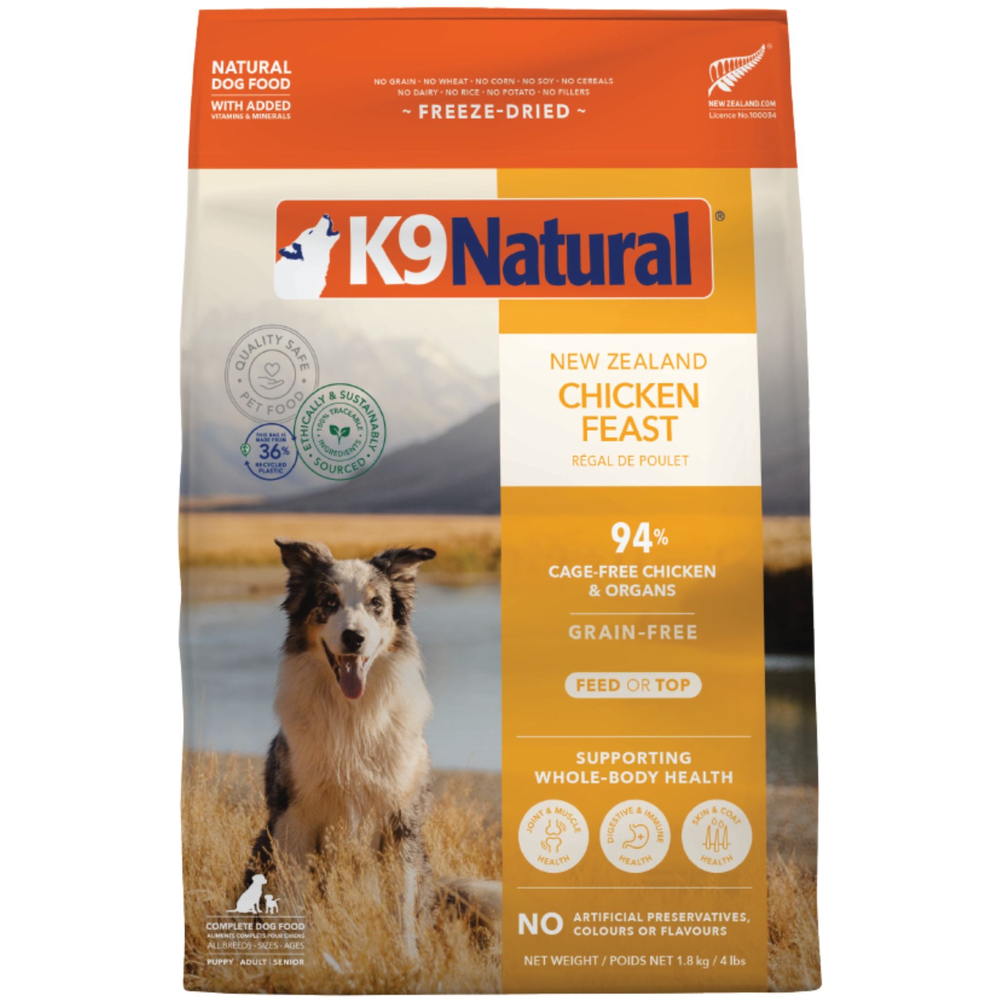 K9 Natural Freeze Dried Chicken Feast