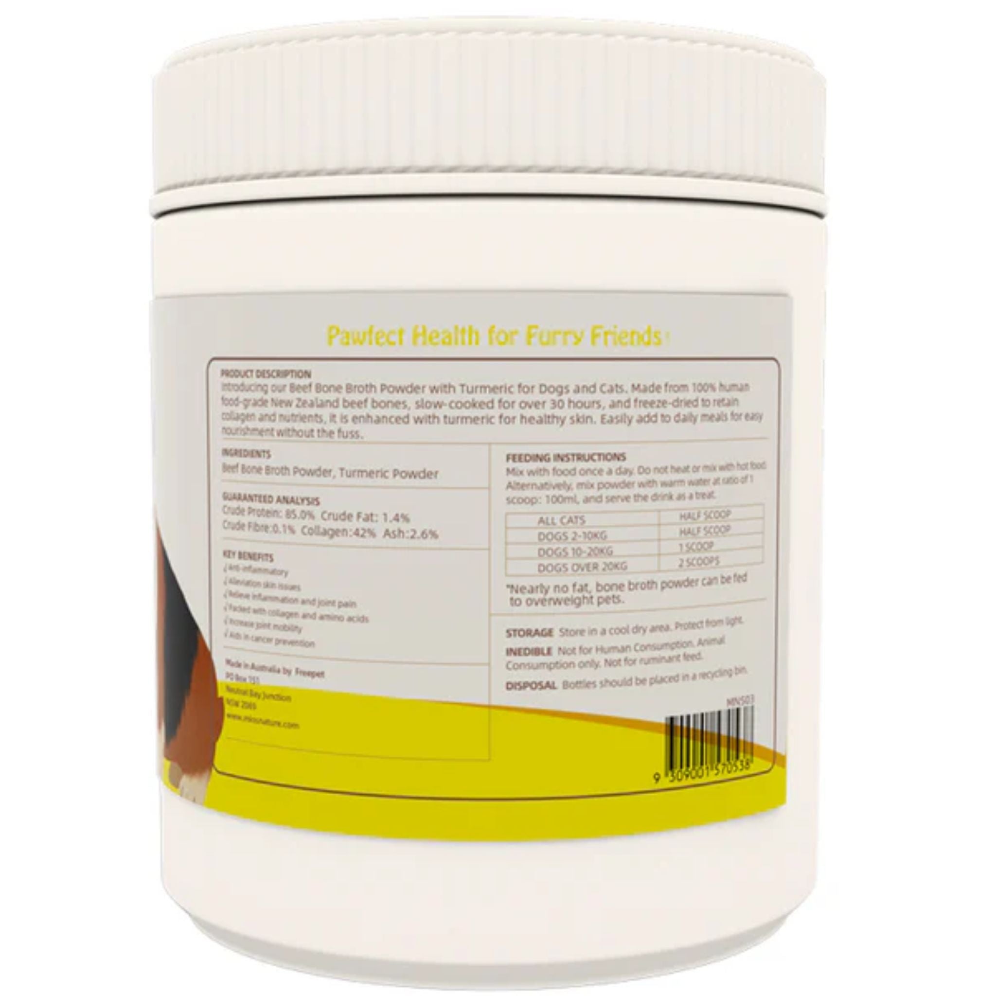 Mio''s Nature Turmeric Bone Broth Powder