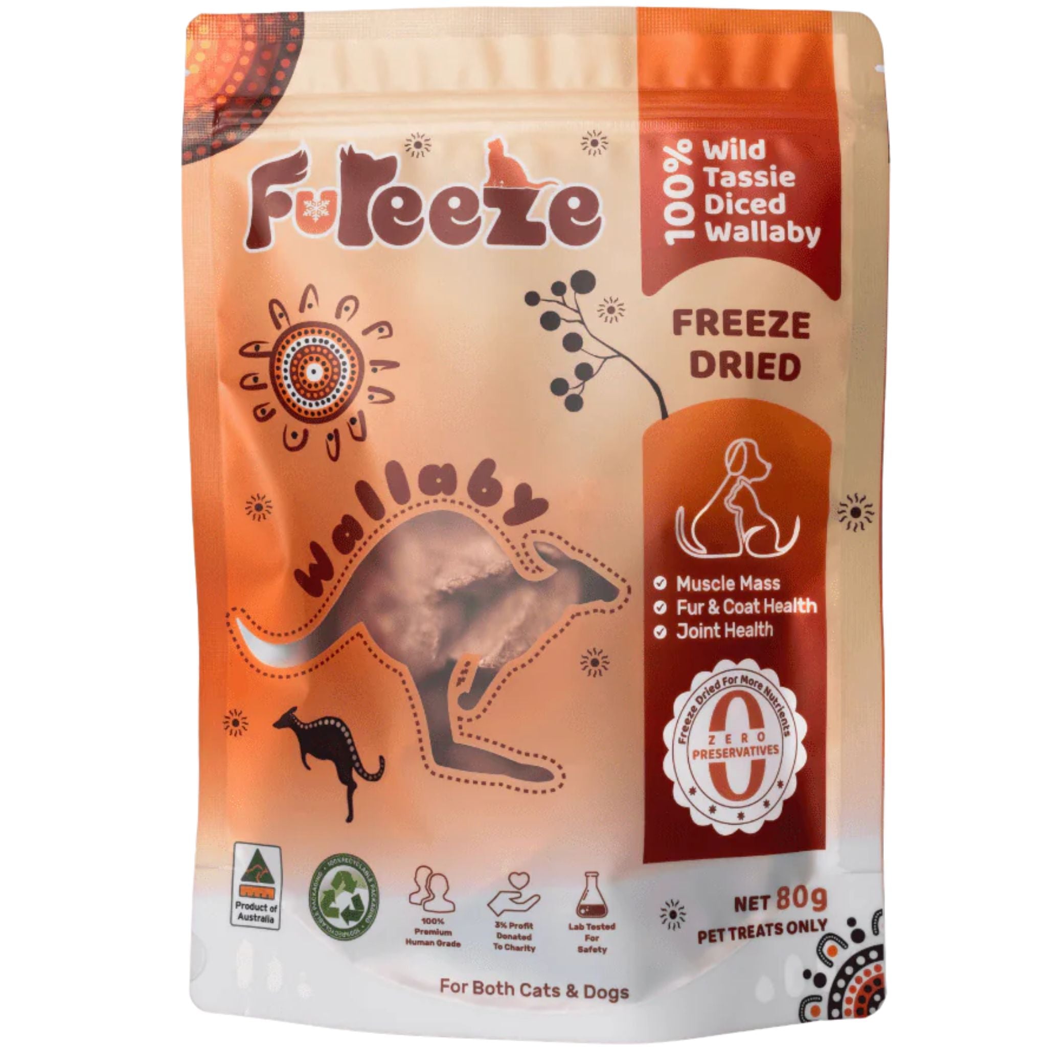 FuReeze Wallaby Freeze Dried Pet Treats