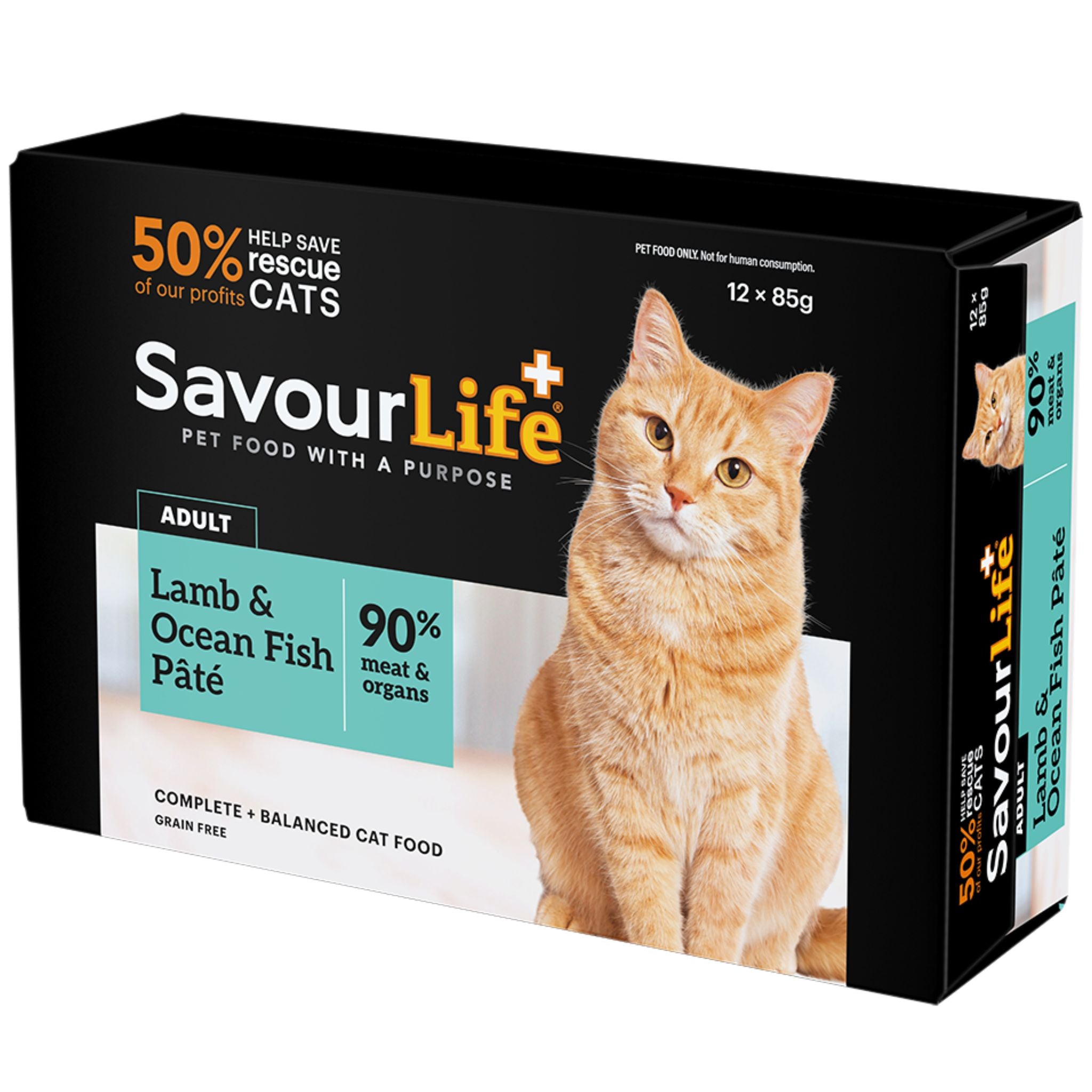 SavourLife Adult Lamb & Ocean Fish Pate Wet Cat Food