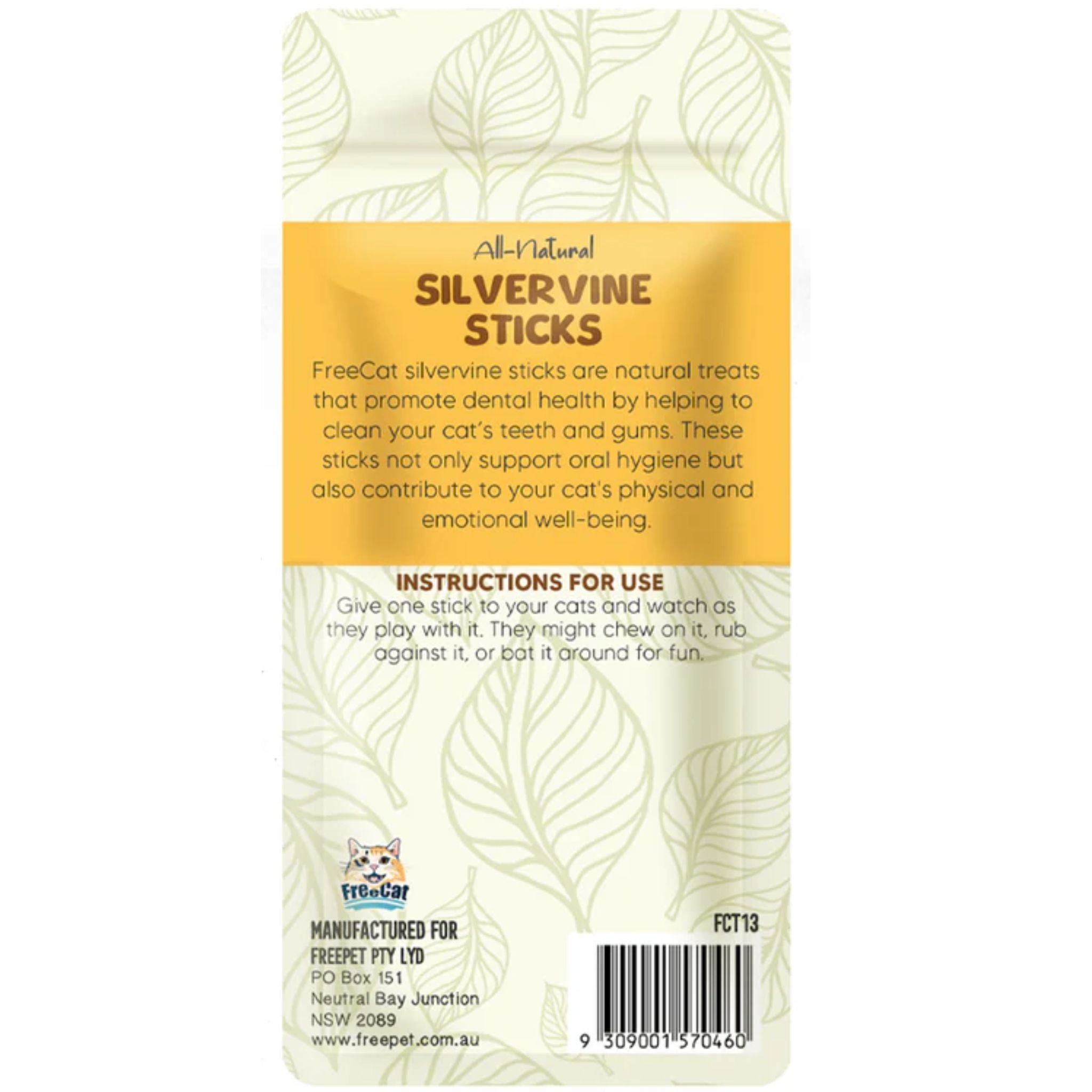 FreeCat All-Natural Silvervine Sticks