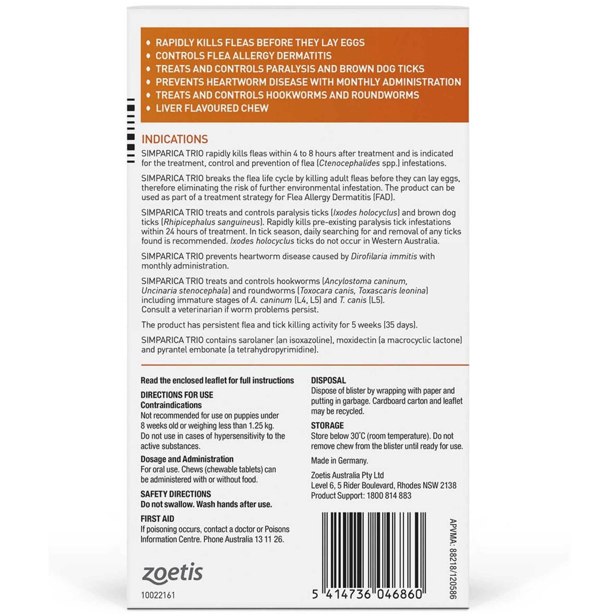 Simparica Trio for Dogs