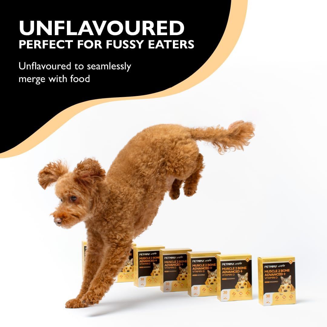 PETMIMA Muscle 2 Bone Advanced + Vitamin D | PeekAPaw Pet Supplies