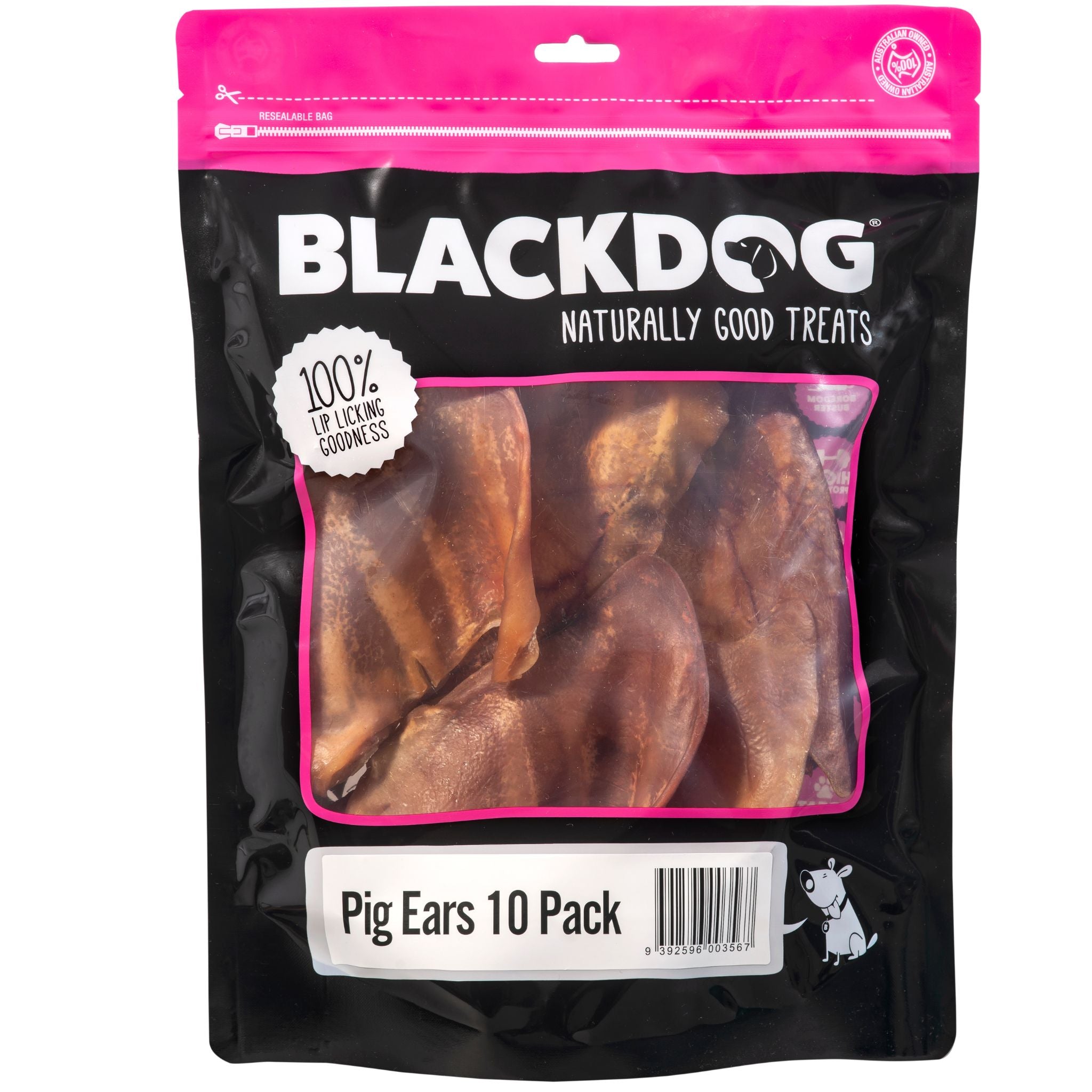 Blackdog Pig Ears Dog Treats