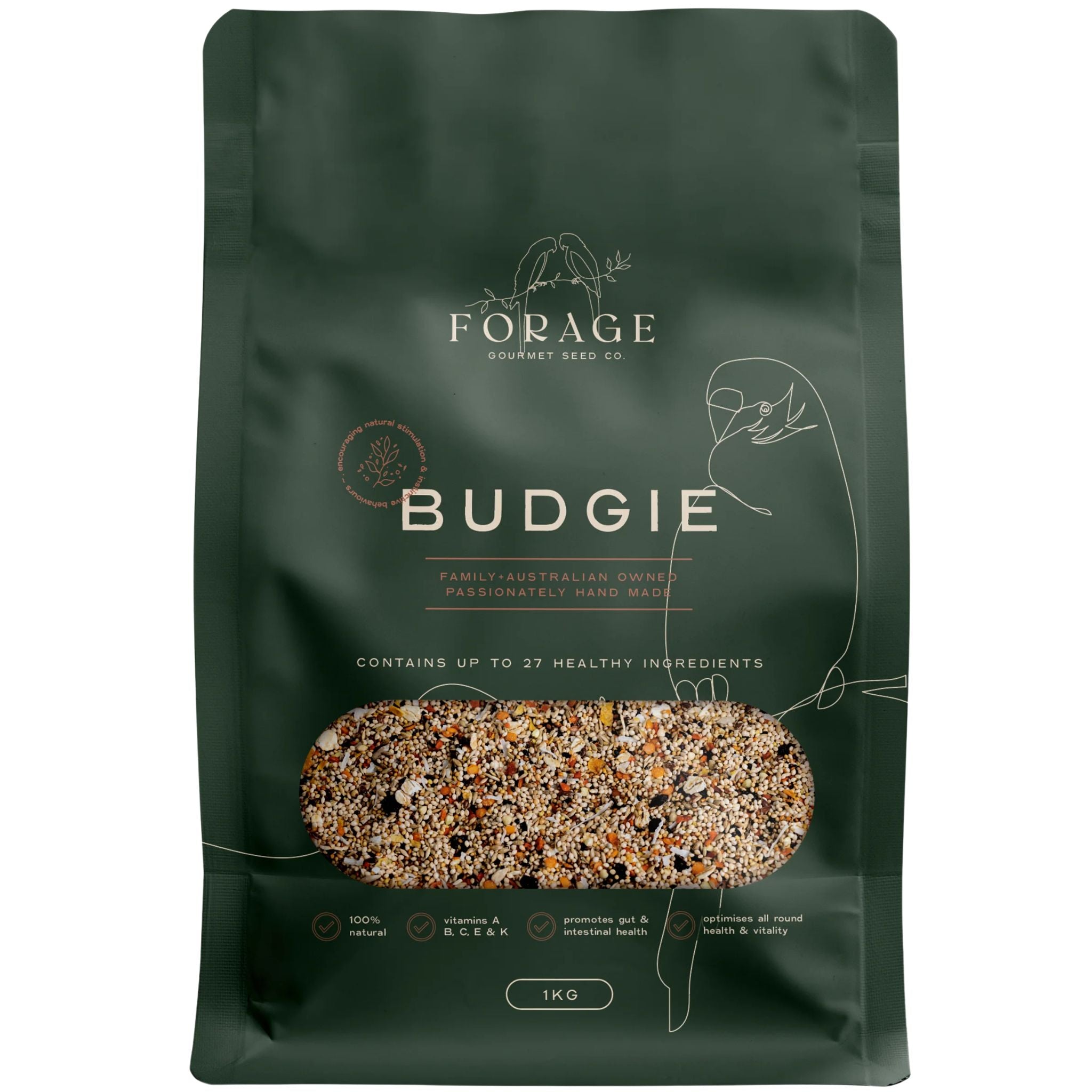 Forage Gourmet Bird Seed - Budgie