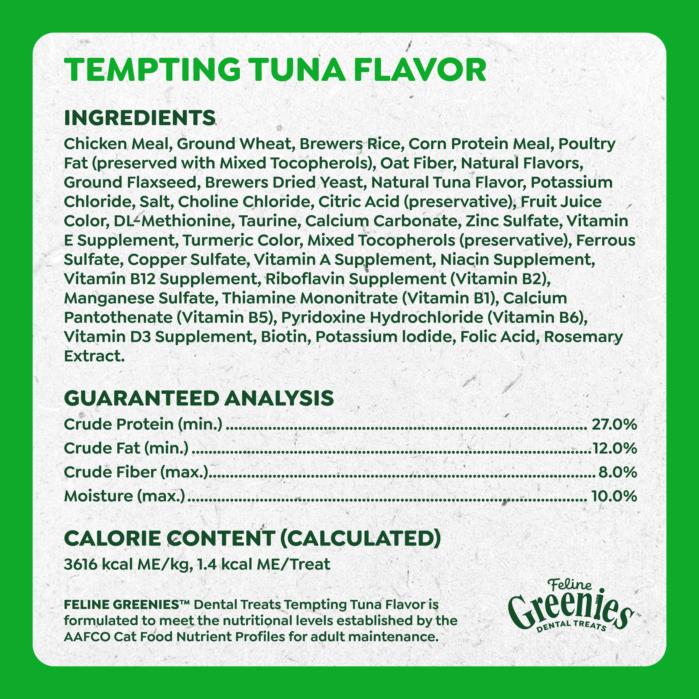 GREENIES Feline Dental Cat Treat Tempting Tuna Flavour product detail 6
